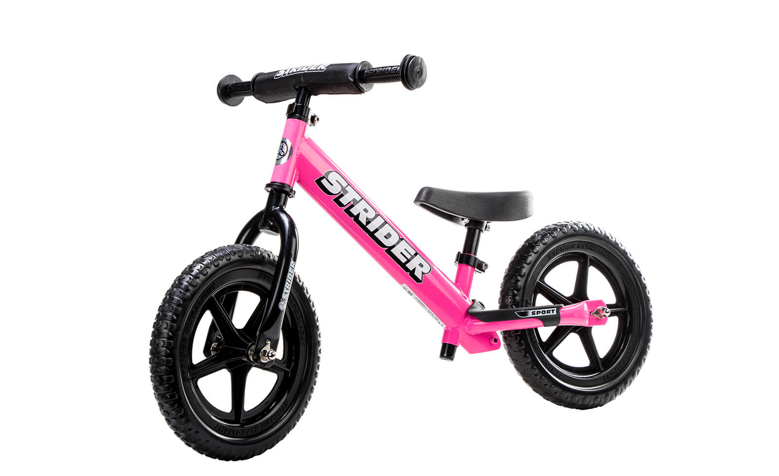 Strider 12 Sport Balance Bike for Kids Ages 1.5-5 Years | No-Pedal Toddler Bike for Learning to Ride | Lightweight Aluminum Frame | Indoor & Outdoor Use | Perfect First Bike for Boys & Girls