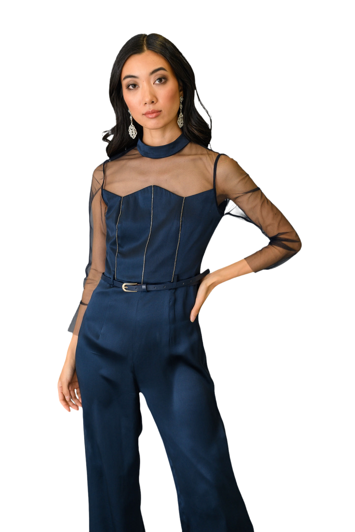 Luxury Double Silk Jumpsuit for Women - Elegant Sleeveless Romper Dress with Pockets | Perfect for Weddings, Parties & Summer Vacations