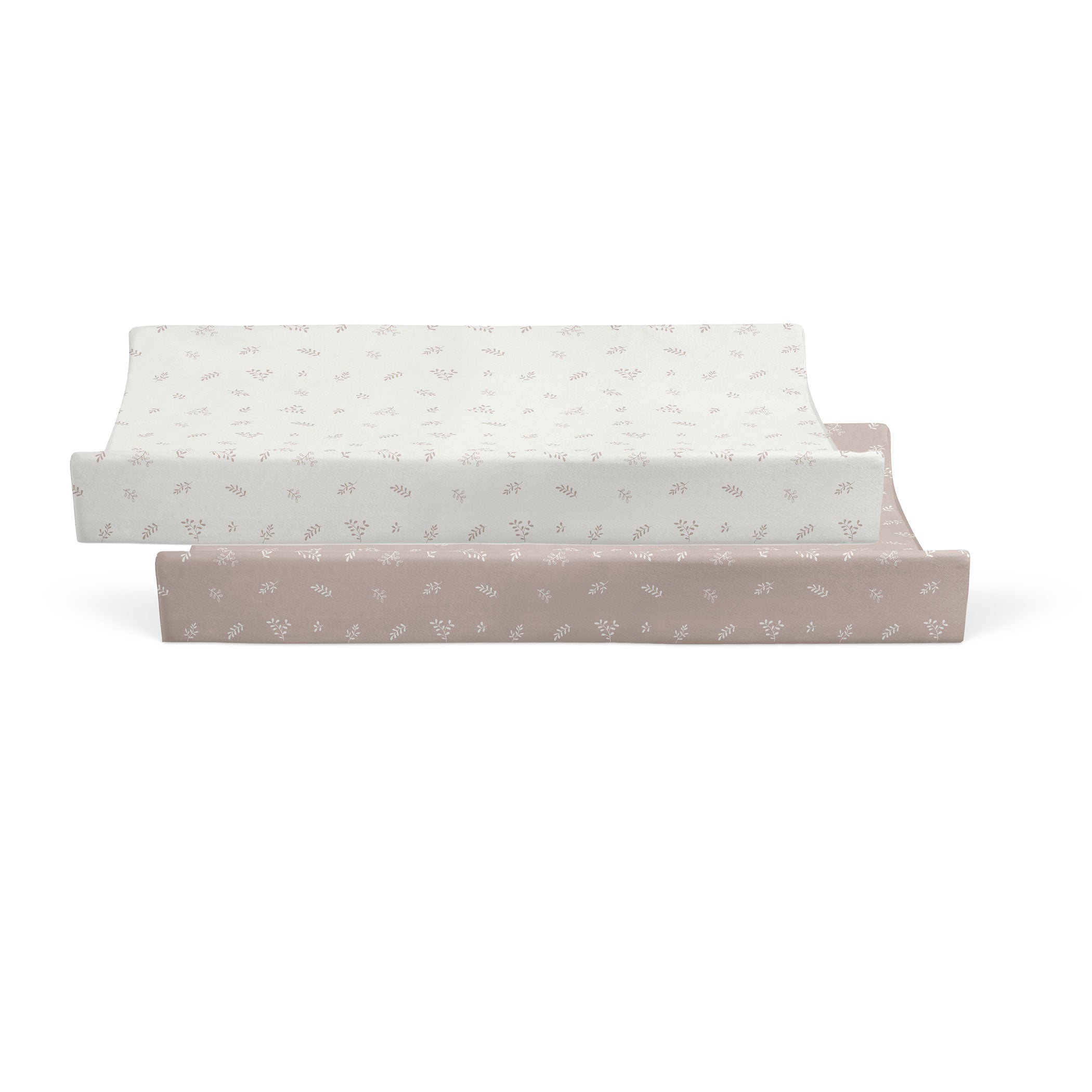 Organic 2-Pack Waterproof Changing Pad Covers - Soft & Breathable - Perfect for Baby Diaper Changing Station, Nursery & Travel - Chestnut Brown