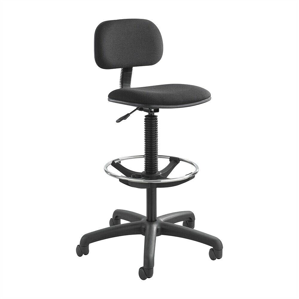 Jatet Economy Extended-Height Office Chair - Black Ergonomic Computer Desk Chair for Home Office, Gaming & Work - Adjustable Swivel Task Chair for Comfortable Sitting All Day