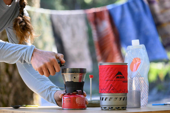 MSR WindBurner 1.0L Personal Camping Stove System - Compact Backpacking Stove for Hiking, Travel & Outdoor Cooking