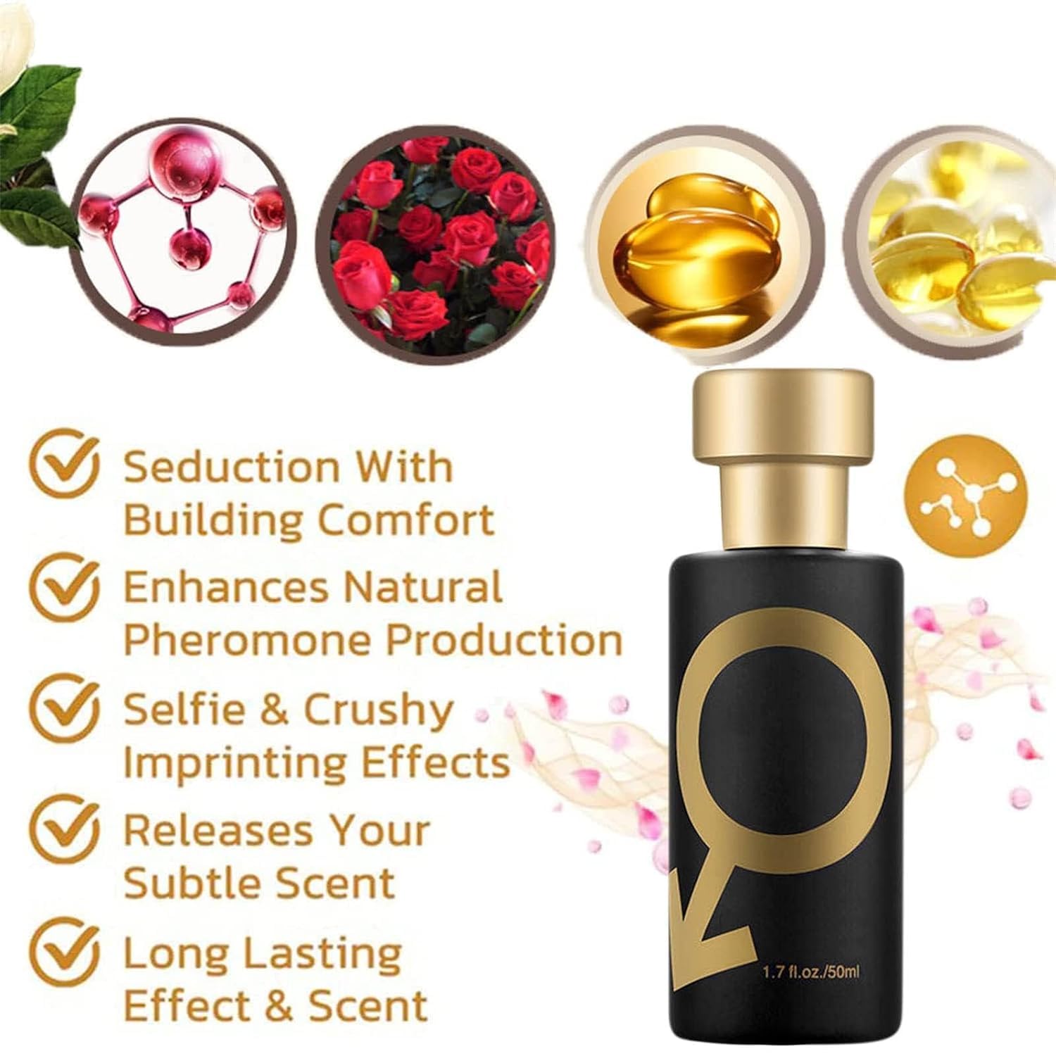 Alpha Touch Cologne for Men - Premium Pheromone Cologne to Attract Women - Long Lasting Fragrance for Date Night, Special Occasions & Everyday Confidence (1 Bottle)