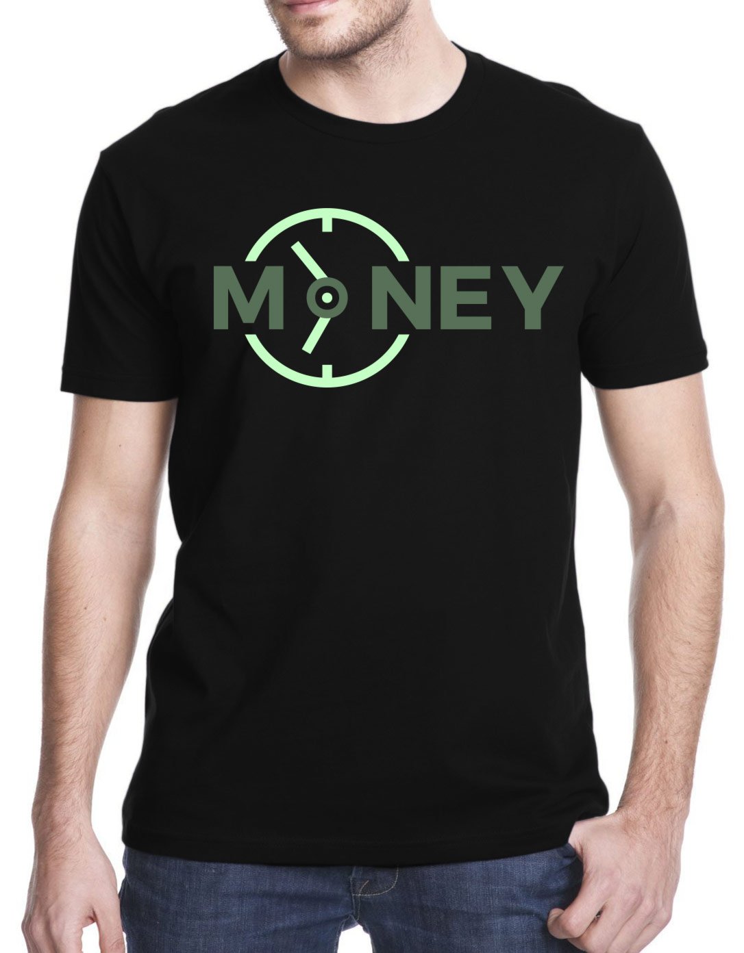 Gbond Apparel 'Time is Money' Graphic T-Shirt for Men & Women | Casual Cotton Tee for Work, Gym & Everyday Wear