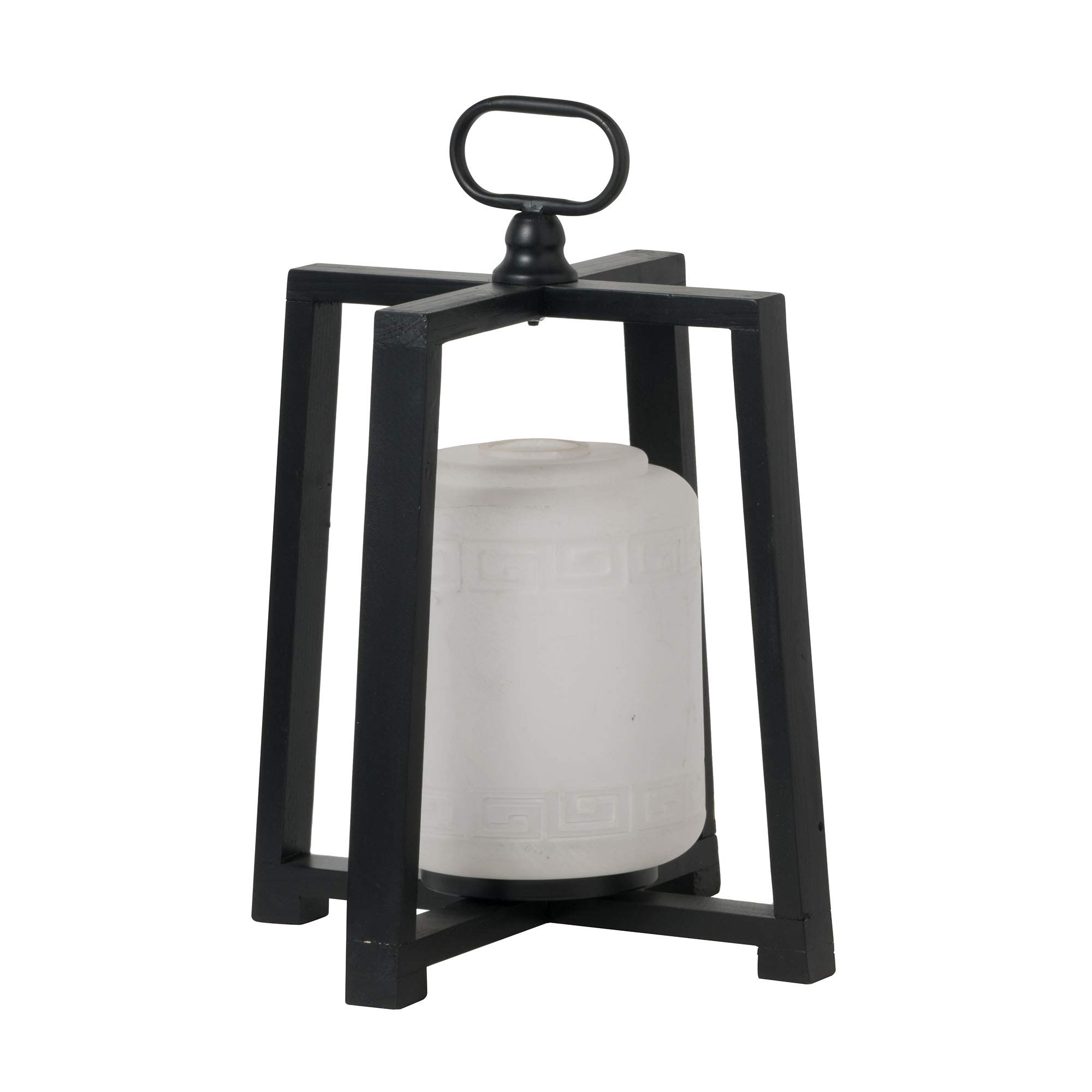 A&B Home Decorative Black Lanterns for Indoor & Outdoor Use - Perfect for Patio, Garden, and Fireplace Decor