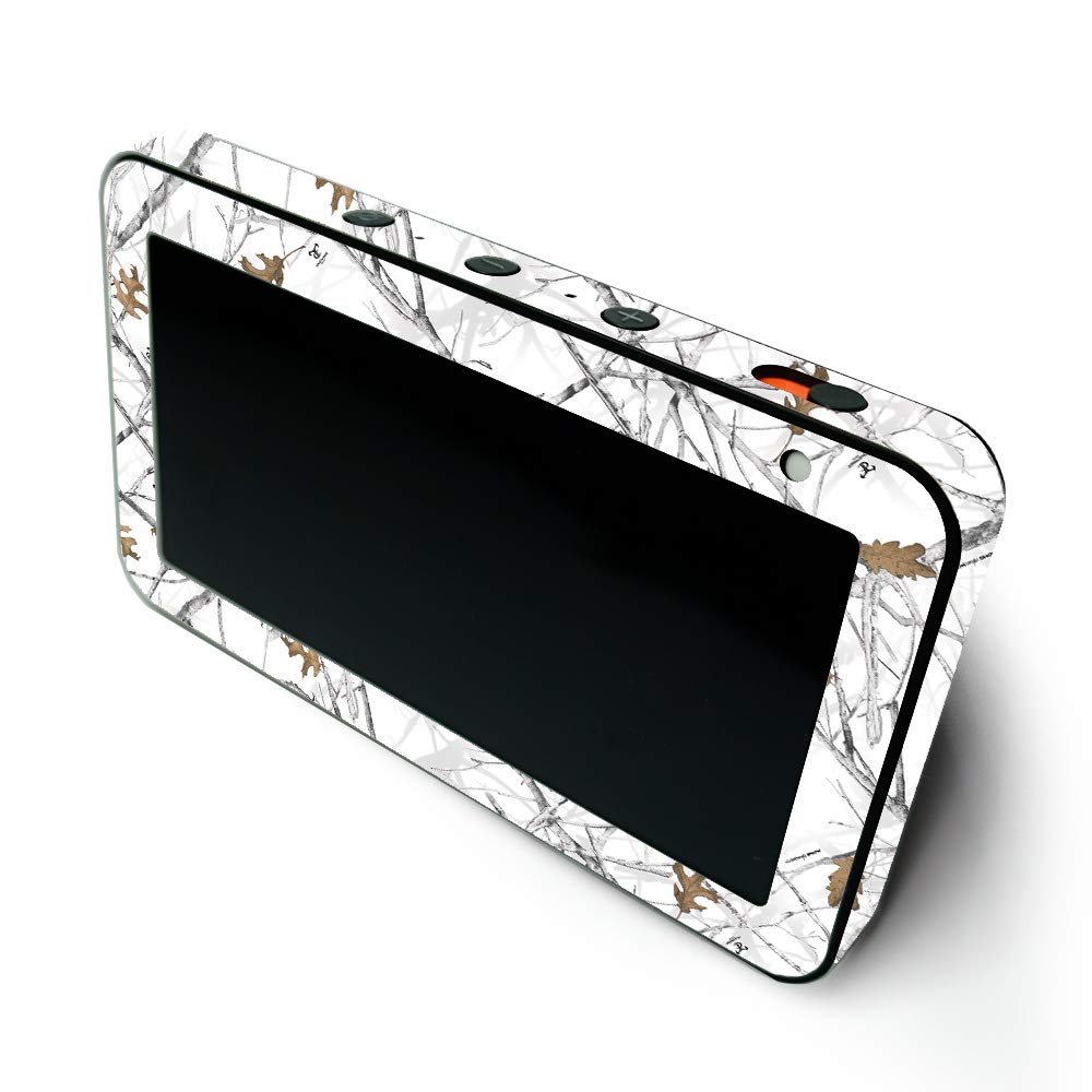 MightySkins Protective Vinyl Wrap for Amazon Echo Show 5 (1st & 2nd Gen) - Conceal Snow Design | Easy to Apply & Remove | Made in USA | Perfect for Home, Office & Dorm Room Decoration