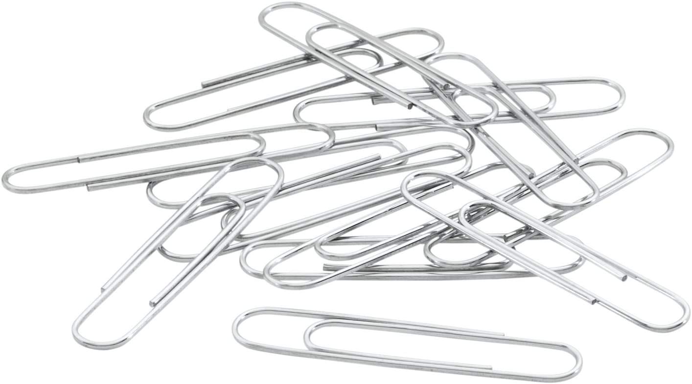 ACCO Jumbo Smooth Economy Paper Clips - 100 Clips per Box, 5-Pack (72580) - Perfect for Office, School & Home Organization