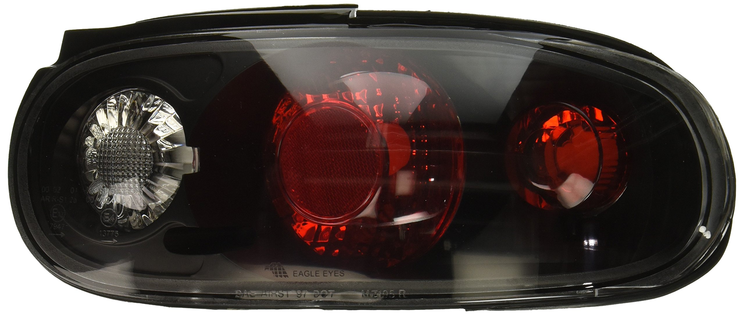 1990-1997 Mazda Miata Altezza Tail Lights - Black LED Replacement Lights for Enhanced Visibility & Style | Perfect for Night Driving & Car Customization