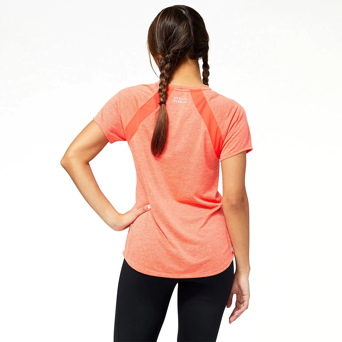 New Balance Impact Run Short Sleeve Women's Running Shirt - Lightweight Moisture-Wicking Activewear for Jogging, Gym & Outdoor Workouts