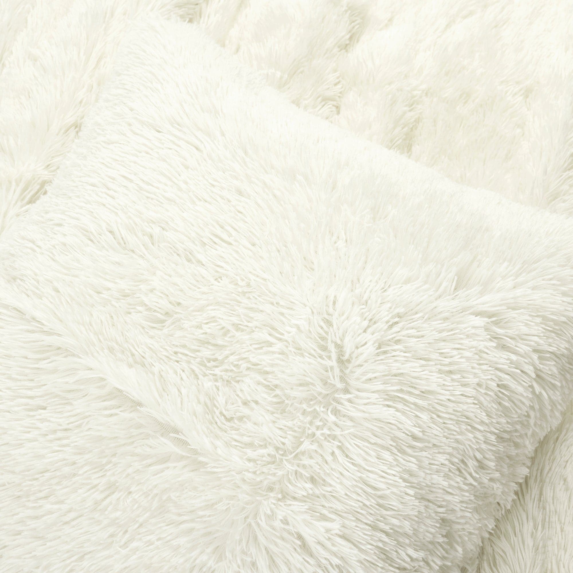 Emma Faux Fur Comforter Set - Soft & Luxurious Bedding Collection for Winter - Queen/King Size - Perfect for Cozy Bedrooms, Guest Rooms & Winter Home Decor