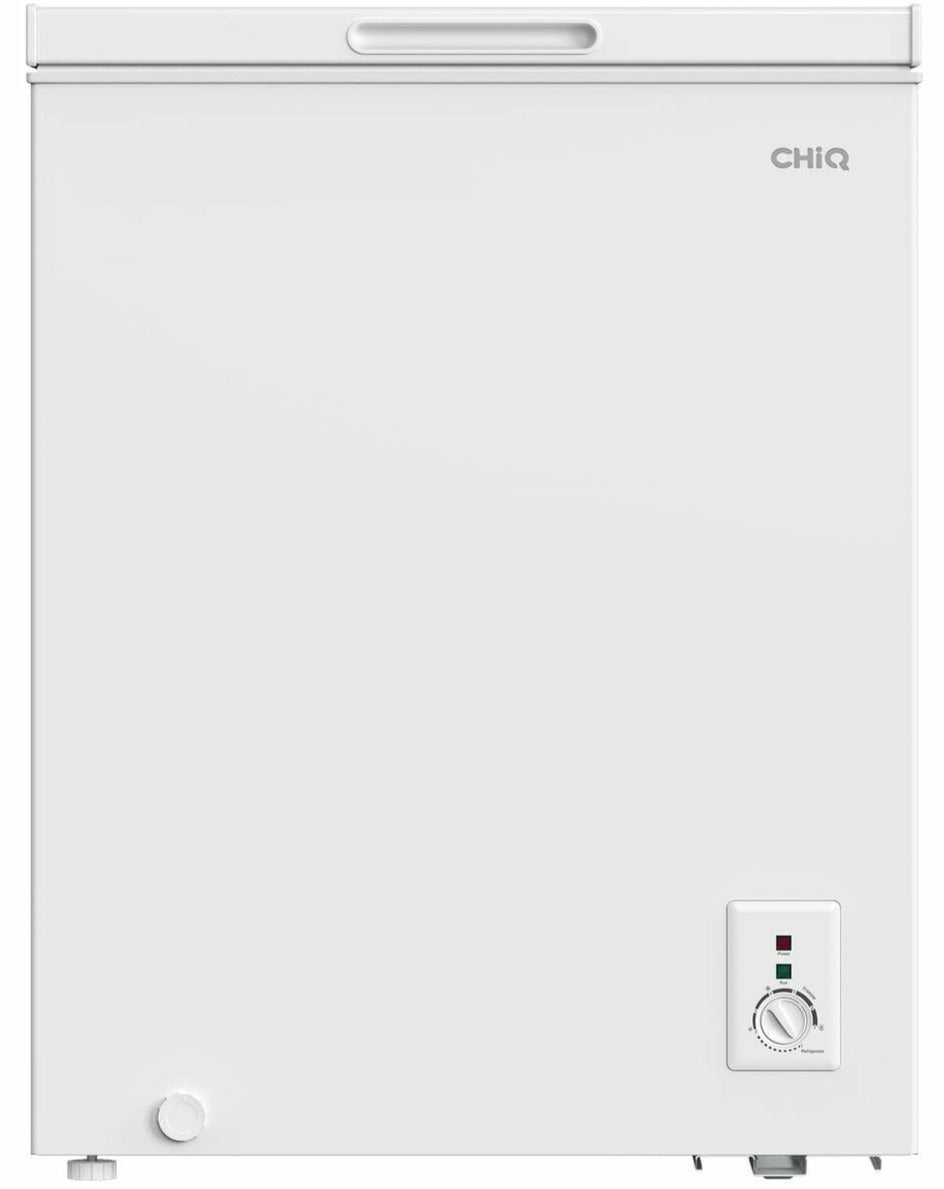 CHiQ 142L Hybrid Chest Freezer CCF142DW - Energy Efficient, Ultra Quiet Deep Freezer with 5-Year Warranty | Perfect for Home, Restaurant & Commercial Kitchen Storage