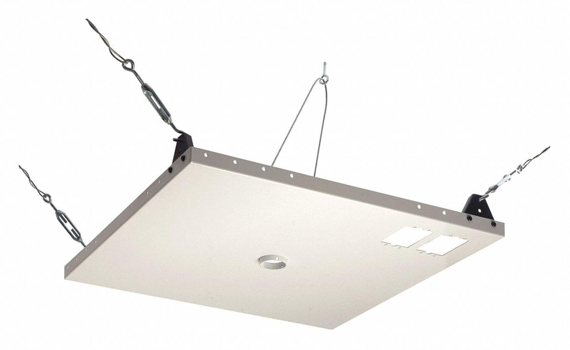 Peerless Industries CMJ450 White One-Piece Suspended Ceiling Kit - Easy Installation for Home Theater, Basement & Office Drop Ceilings