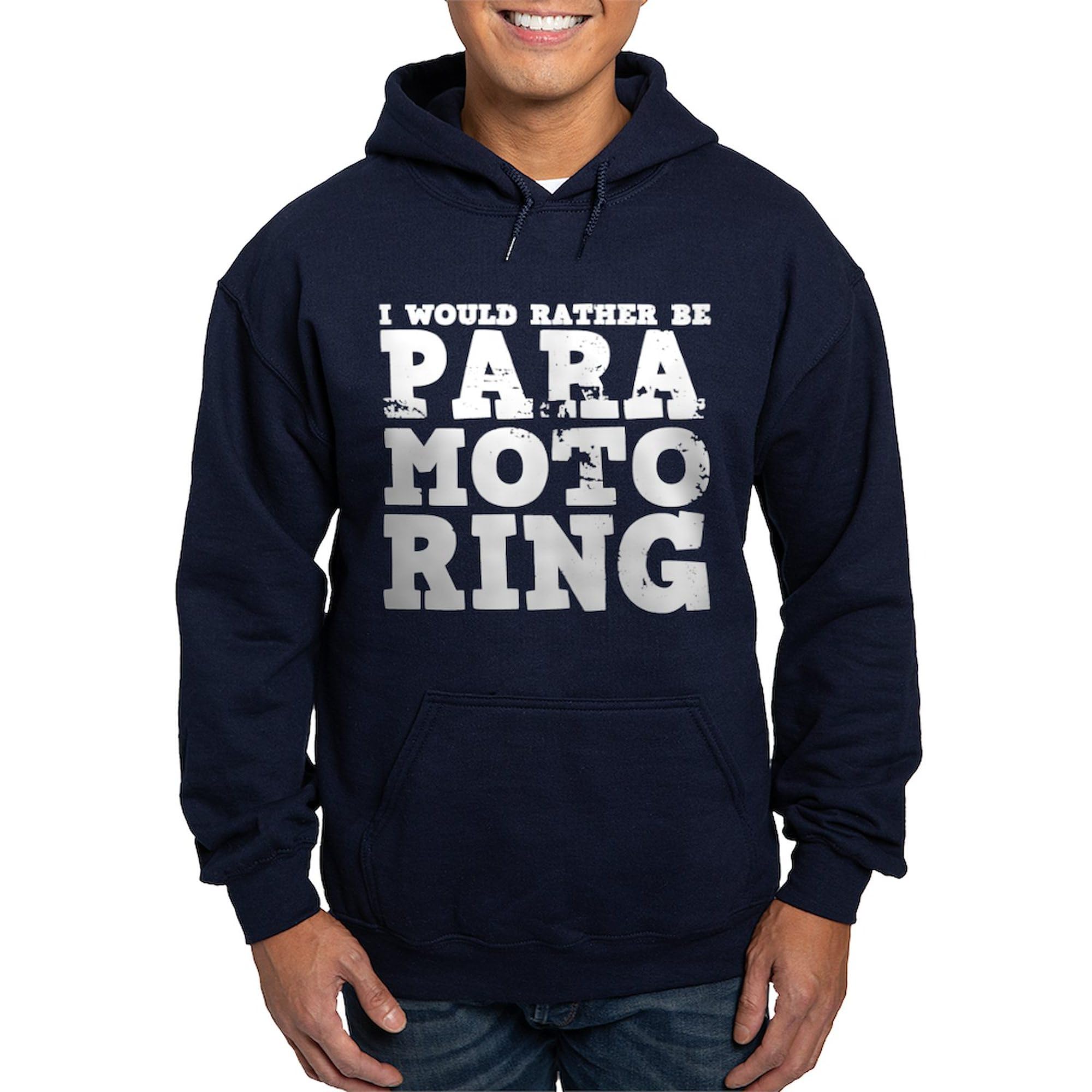 Men's Paramotoring Hoodie - Dark Regular Fit Pullover Sweatshirt | Comfortable & Stylish for Outdoor Adventures, Flying & Casual Wear