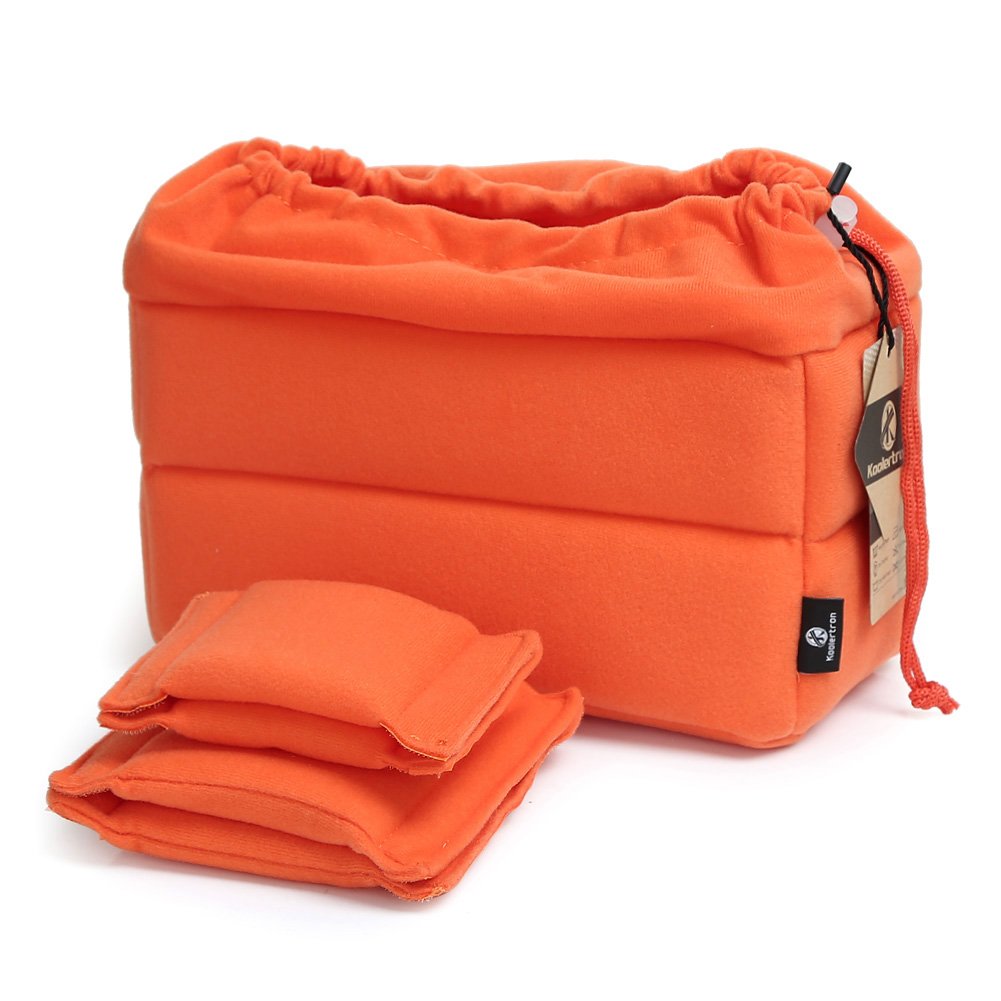 Koolertron Shockproof Padded DSLR Camera Bag Insert - Compatible with Sony Nikon DSLR Cameras & Flash Lights - Perfect for Travel, Photography & Equipment Protection