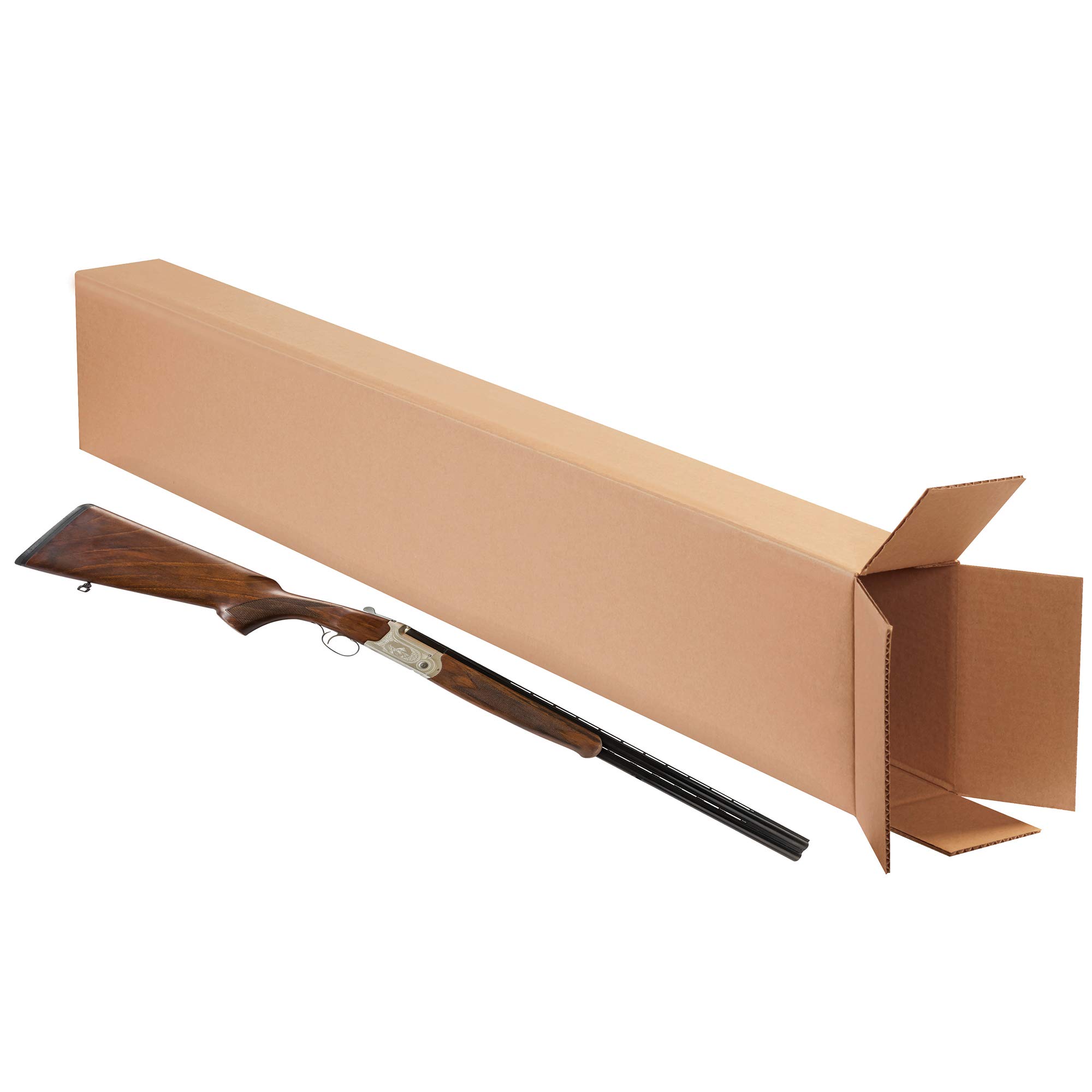 Choice Shipping Supplies 14x4x42 Inches Corrugated Cardboard Side Loading Boxes - Kraft Brown, Pack of 15 | Heavy Duty Shipping Boxes for Moving, Packing & Storage | Ideal for Ecommerce, Home Office & Warehouse Use