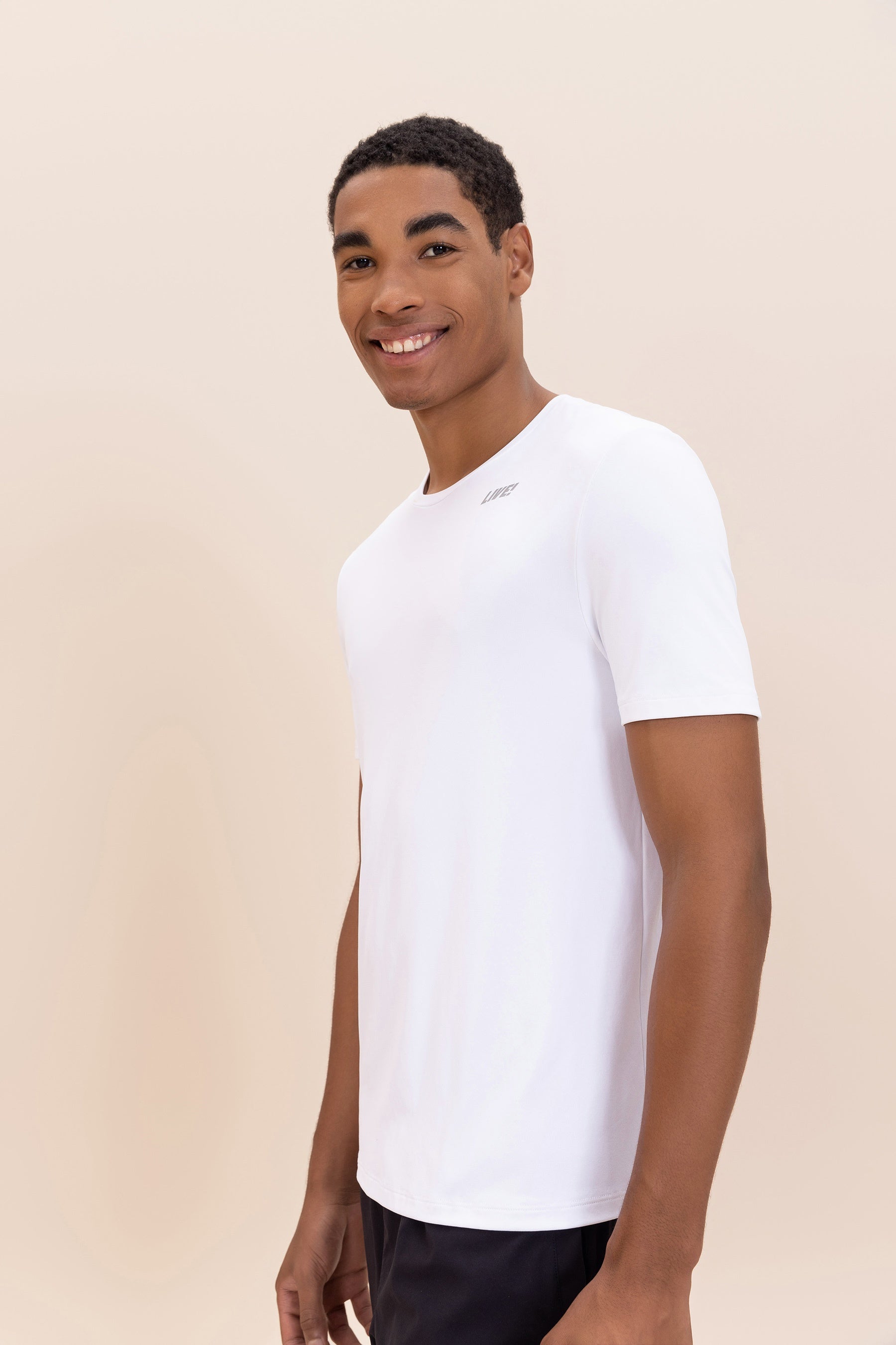 Breathable Bio Stretch Men's T-Shirt - Soft Comfort Fit for Casual Wear, Gym & Outdoor Activities