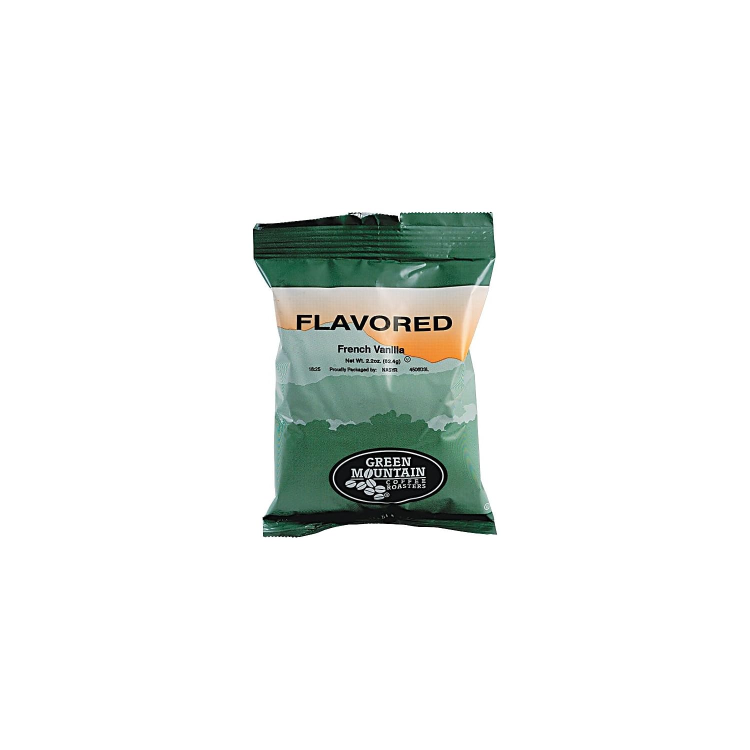 Green Mountain Coffee French Vanilla Flavored Ground Coffee - Rich & Creamy Vanilla Aroma for Morning Brew & Afternoon Relaxation