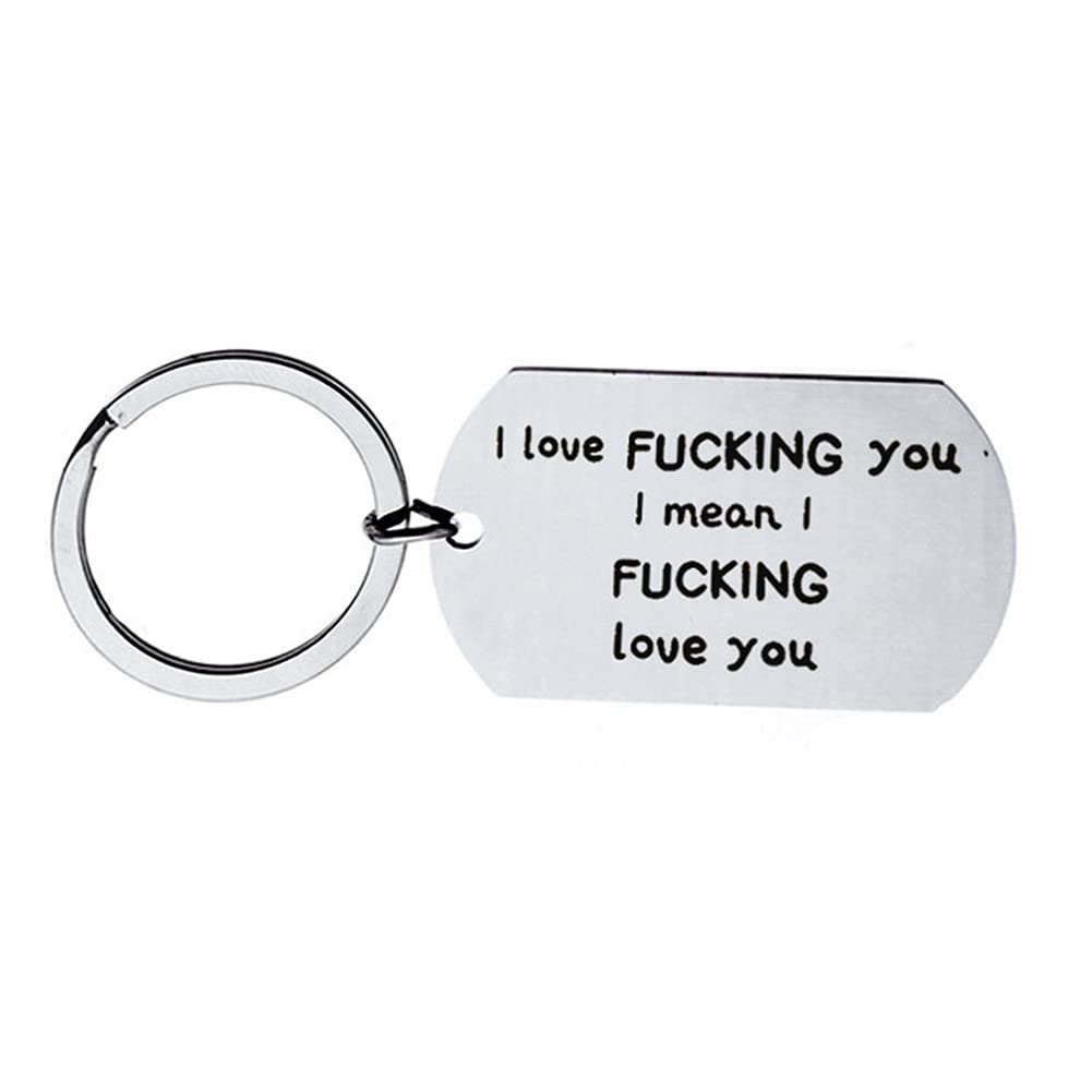 Personalized 'Love You' Keychain - Unique Birthday & Christmas Gifts for Women & Men - Perfect Gift for Wife, Husband, Couples - Great for Anniversaries, Valentine's Day & Romantic Occasions