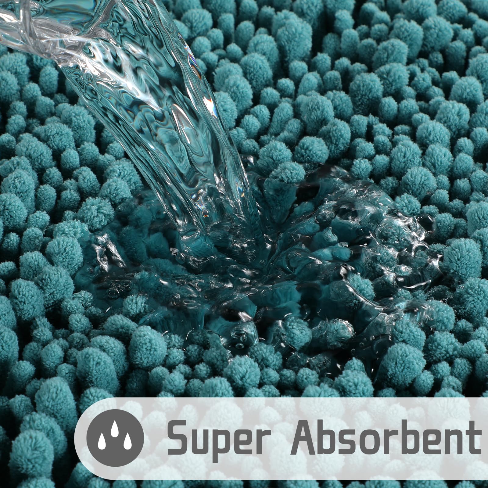 Non-Slip Soft Absorbent Bath Mat - 44