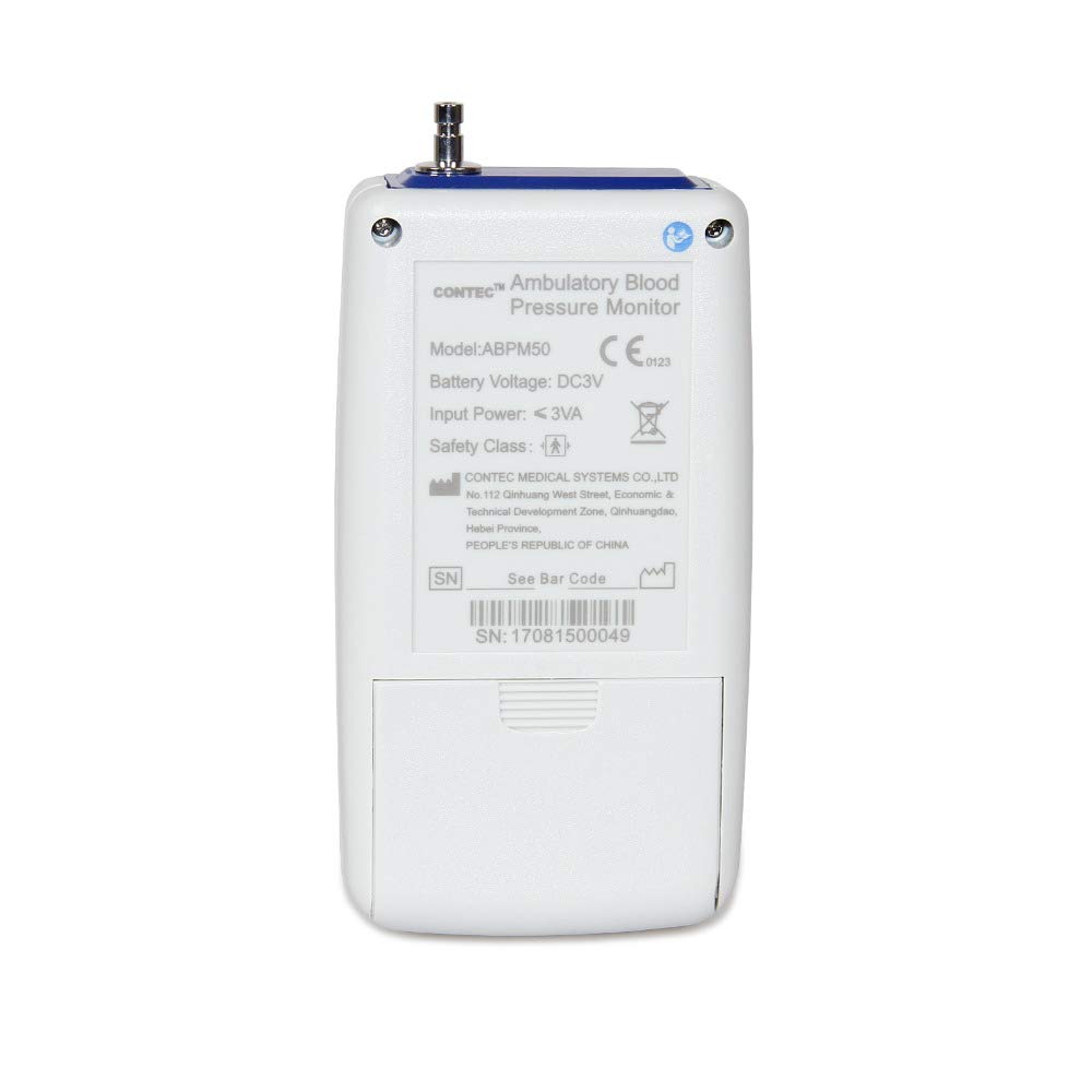 24-Hour Ambulatory Blood Pressure Monitor - SISHUINIANHUA ABPM50 with PC Software & 3 Cuffs (Child/Adult/Large Adult) | Home Use, Clinic & Hospital Monitoring