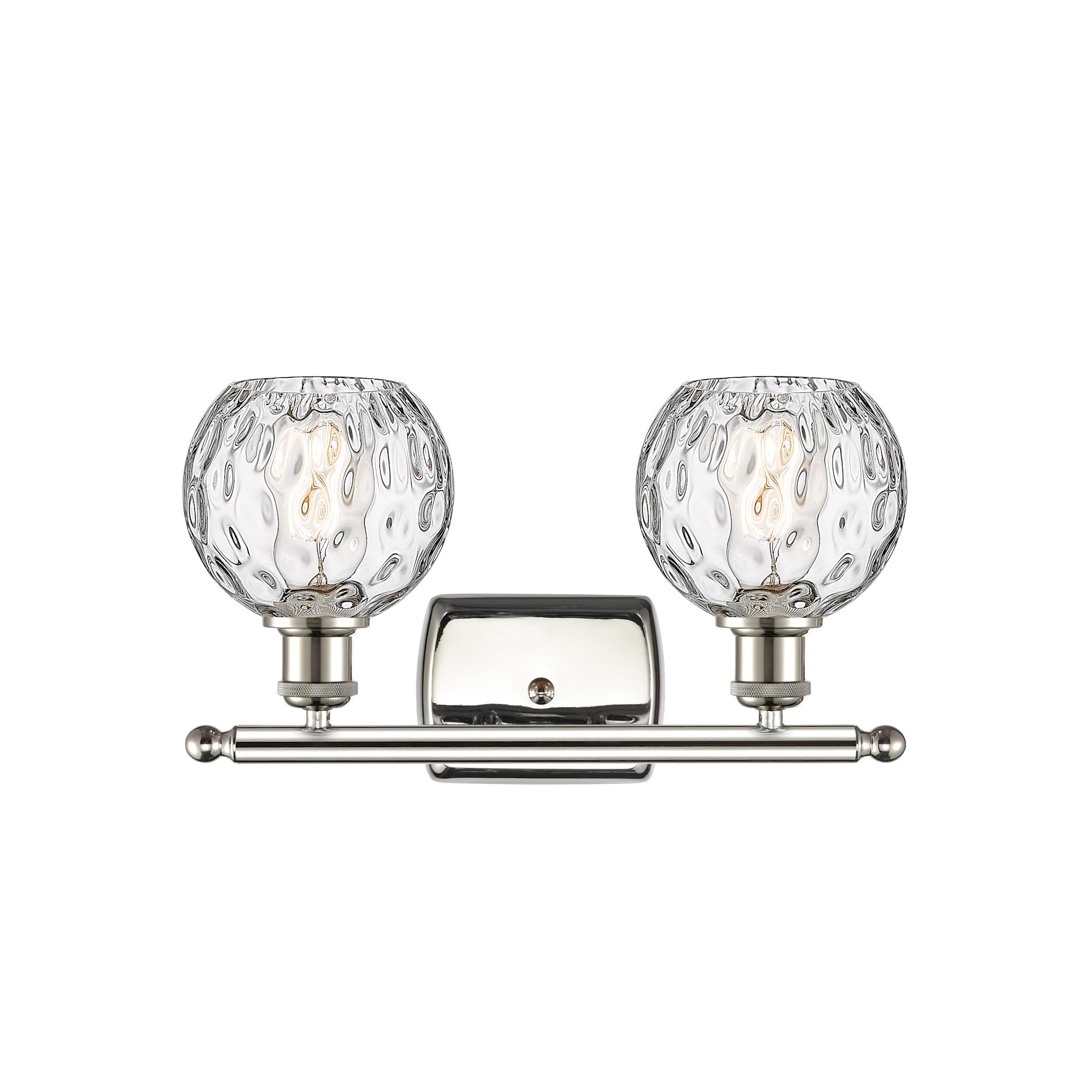 Innovations Lighting 516-2W-SG-G1213-6 Small Deco Swirl 2-Light Bathroom Vanity Light - Perfect for Modern Bathroom & Powder Room Decor