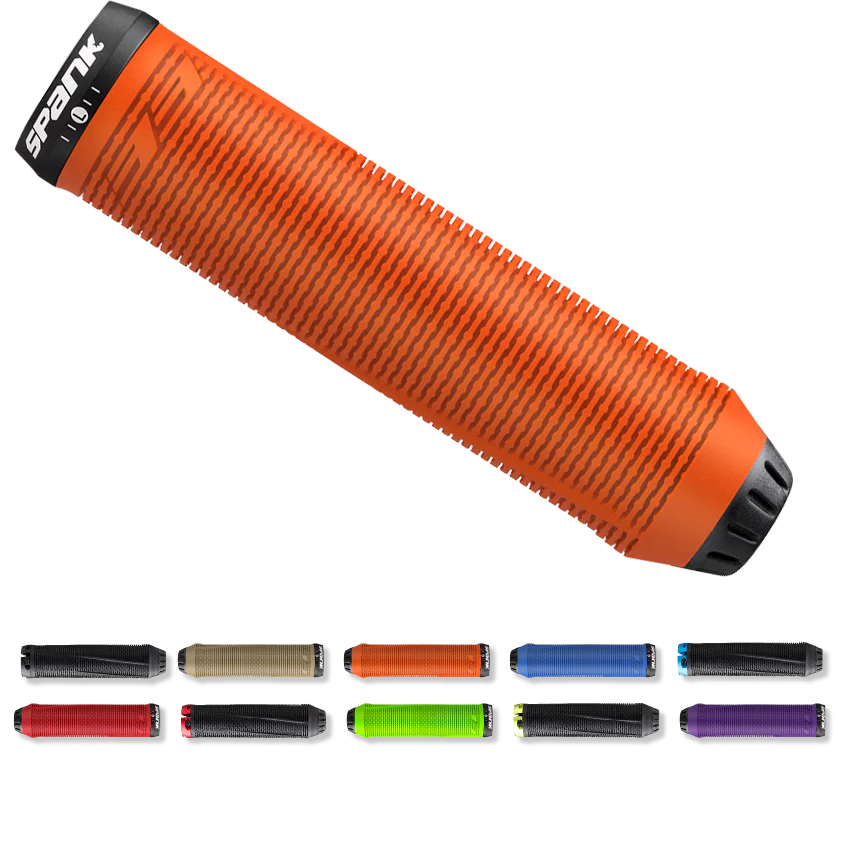 Spank Spike Grip 33 - Premium Bike Handlebar Grips for Mountain & Road Bikes - Non-Slip Comfortable Cycling Accessories - Perfect for Commuting, Trail Riding & Long-Distance Cycling