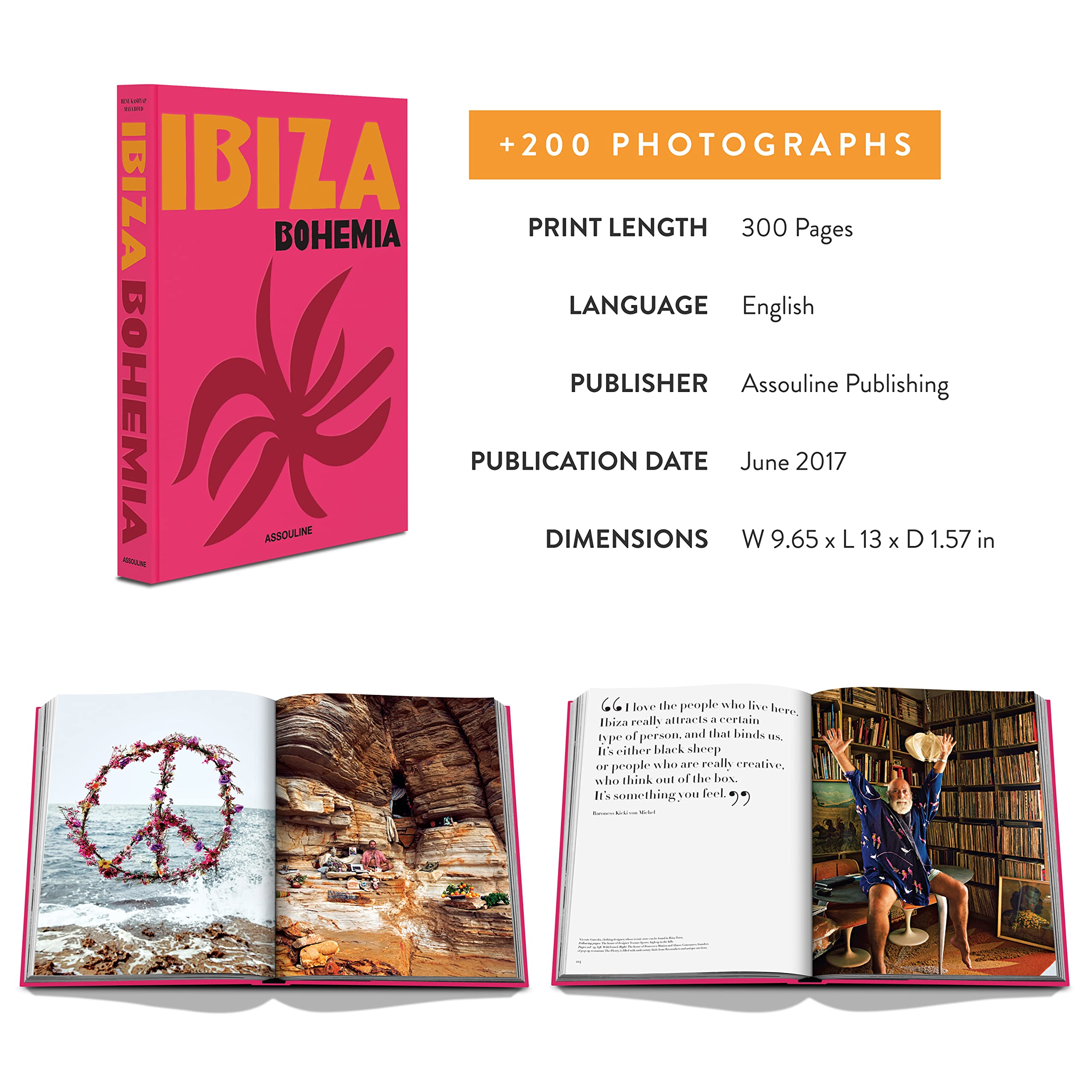 Ibiza Bohemia - Assouline Luxury Coffee Table Book | Travel & Interior Design Inspiration for Home Decor