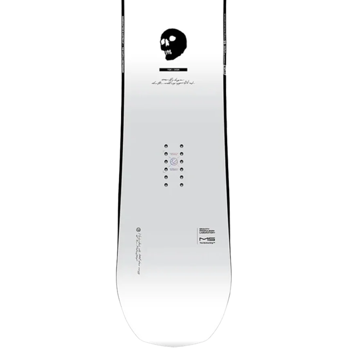 Black Snowboard of Death - High-Performance Freeride Snowboard for Extreme Powder & Backcountry Riding | Perfect for Deep Snow & Off-Piste Adventures