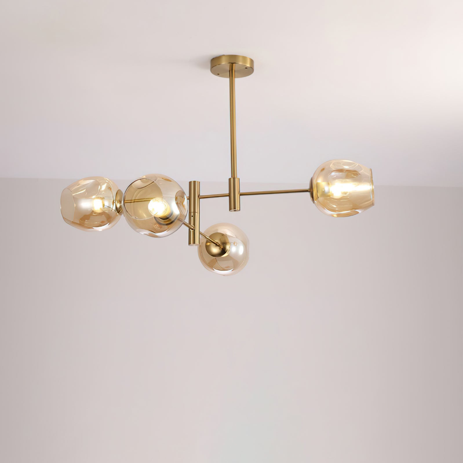 Elegant Branch Optical Chandelier - Modern Crystal Ceiling Light Fixture for Dining Room, Living Room, Bedroom Decor | Energy Efficient LED Lighting for Home & Office