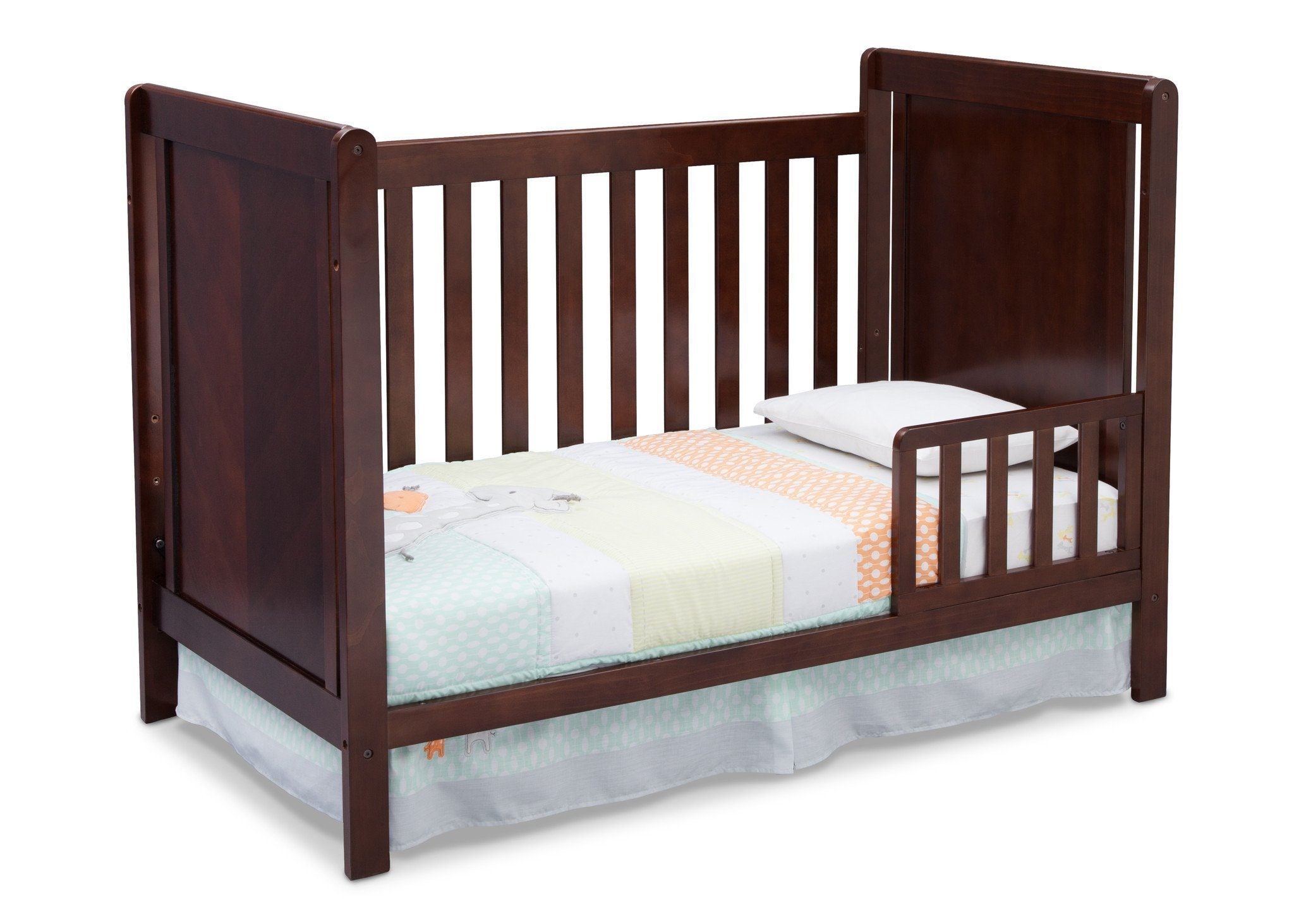 4-in-1 Convertible Baby Crib with Toddler Bed & Daybed Function - Solid Wood Nursery Furniture for Boys & Girls - Perfect for Newborns to Teens Bedroom & Daycare Centers