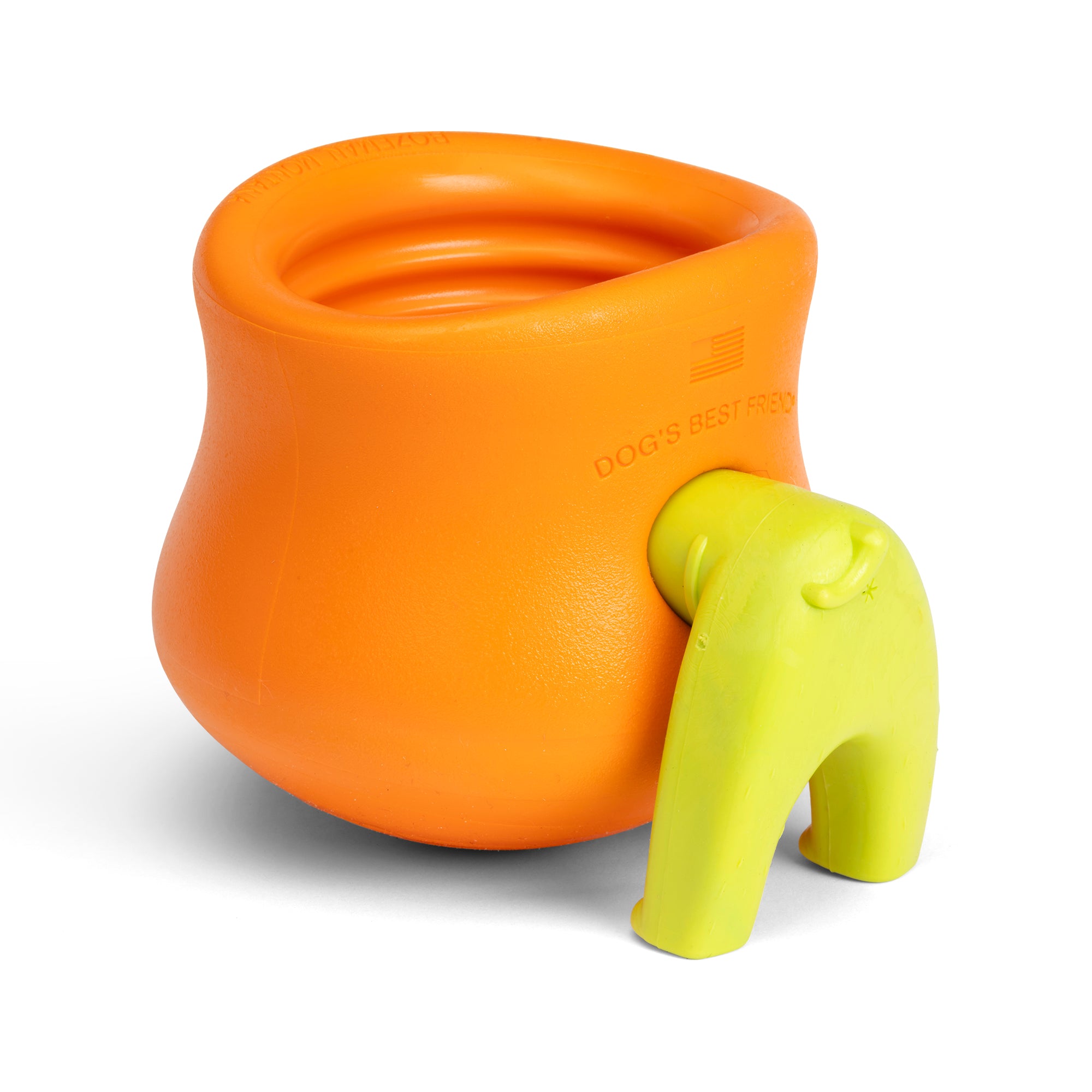 West Paw® Toppl Dog Puzzle Feeder - Green Interactive Treat Dispenser for Mental Stimulation & Slow Feeding - Perfect for Small & Medium Dogs