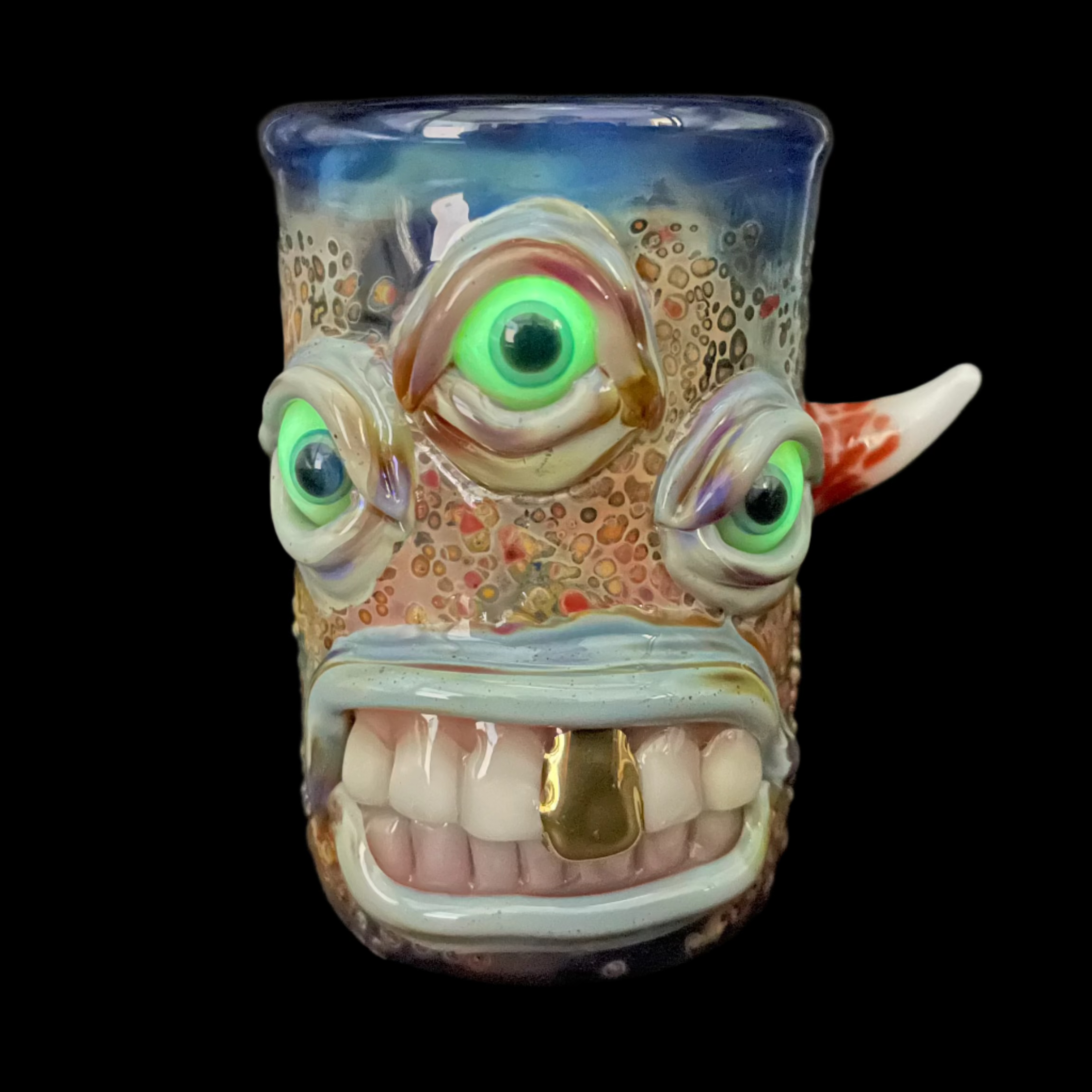 Triclops Shot Glass - Unique 3-Eyed Design for Whiskey, Tequila & Liquor - Perfect for Parties, Gifts & Bar Decor