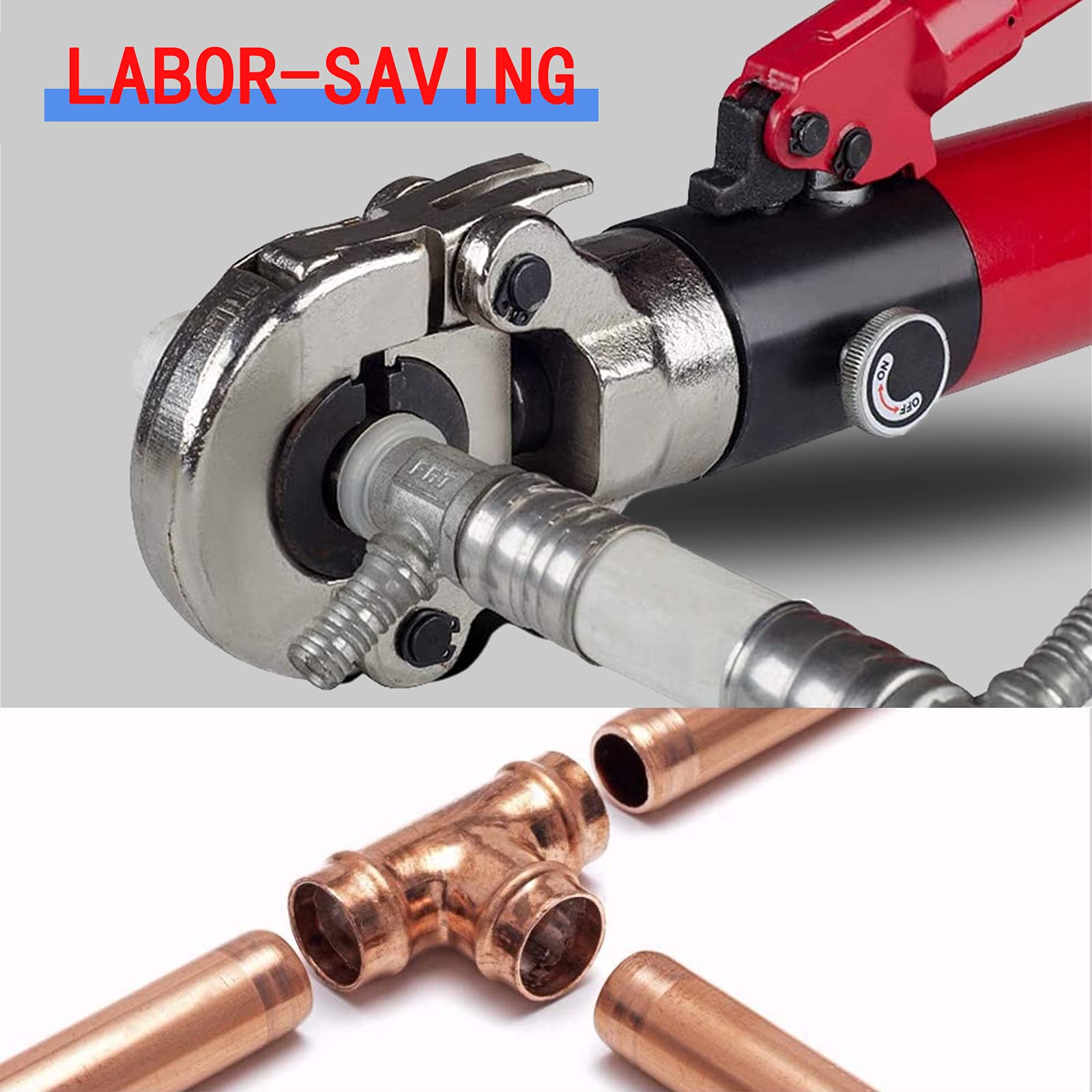 Hydraulic Copper Tube Crimping Tool - 1/2