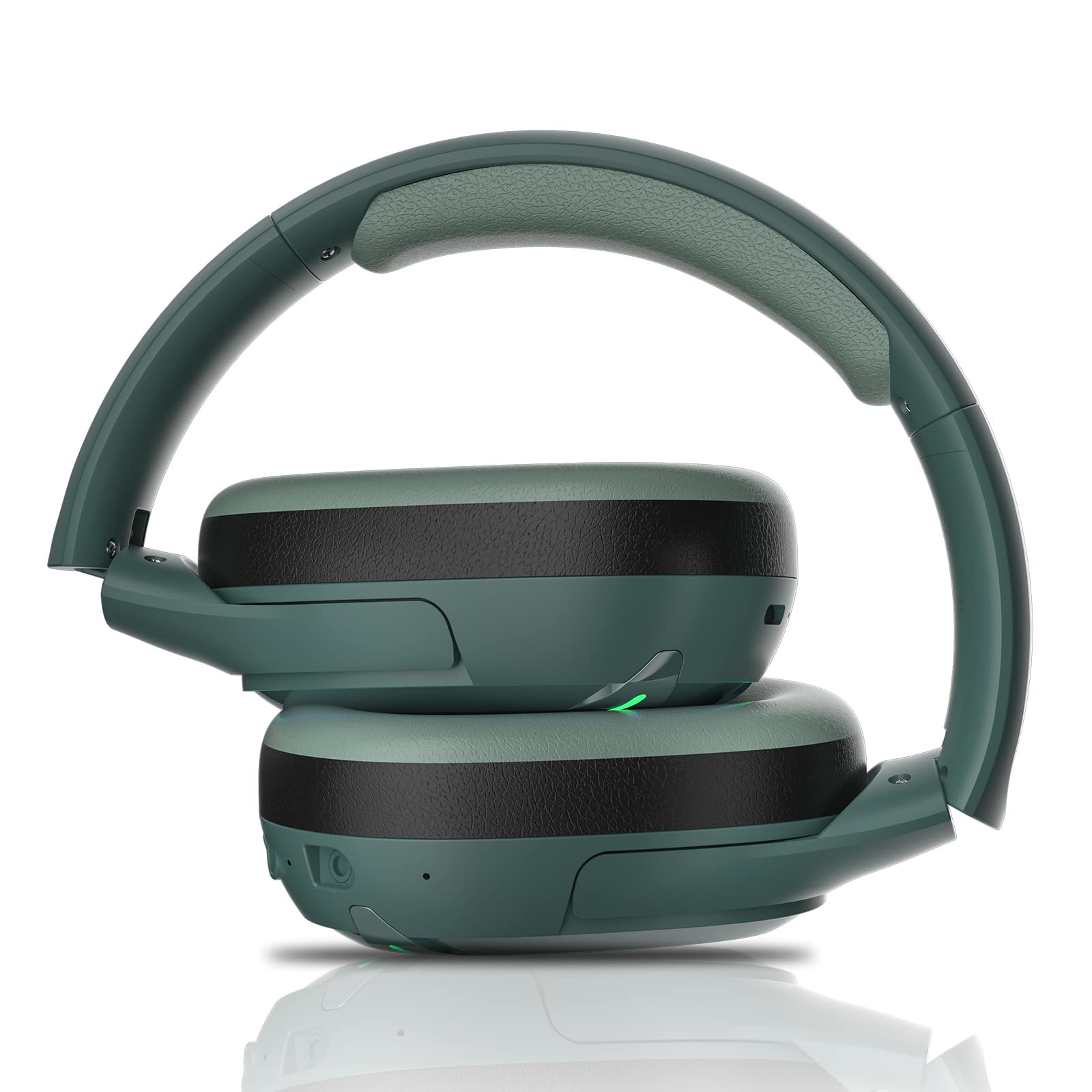 PHOINIKAS Wireless Gaming Headset with Dual-Chips Bluetooth 5.3 for PC/PS4/PS5/Switch/Mobile/Laptop, 2.4Ghz USB Dongle, Noise Cancelling Mic, 30H Battery Life, RGB Lights - Perfect for Gaming, Streaming & Online Meetings