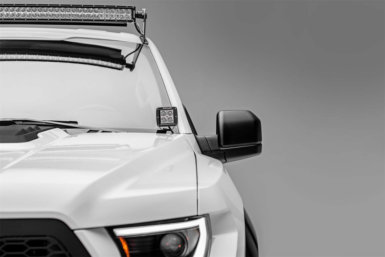 Ford F-150 2015-2020 Front Roof LED Light Bar Mounting Bracket - Fits 52 Inch Curved LED Bars (Light Bar Not Included) - Heavy Duty Off-Road Truck Accessory for Night Driving & Outdoor Adventures - PN #Z335162