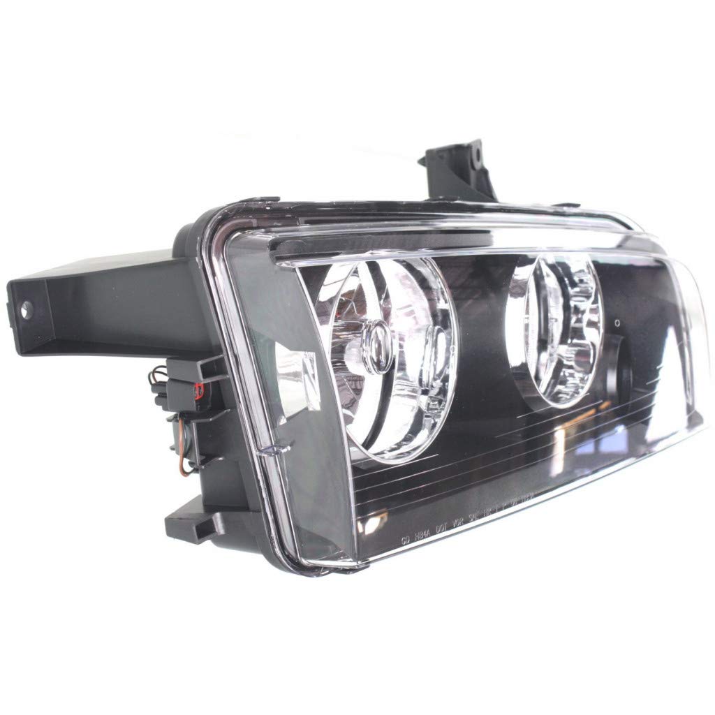 2006-2007 Dodge Charger Headlight Assembly Pair - Driver & Passenger Side CAPA Certified (CH2502163C) - Perfect for Night Driving & Vehicle Restoration Projects