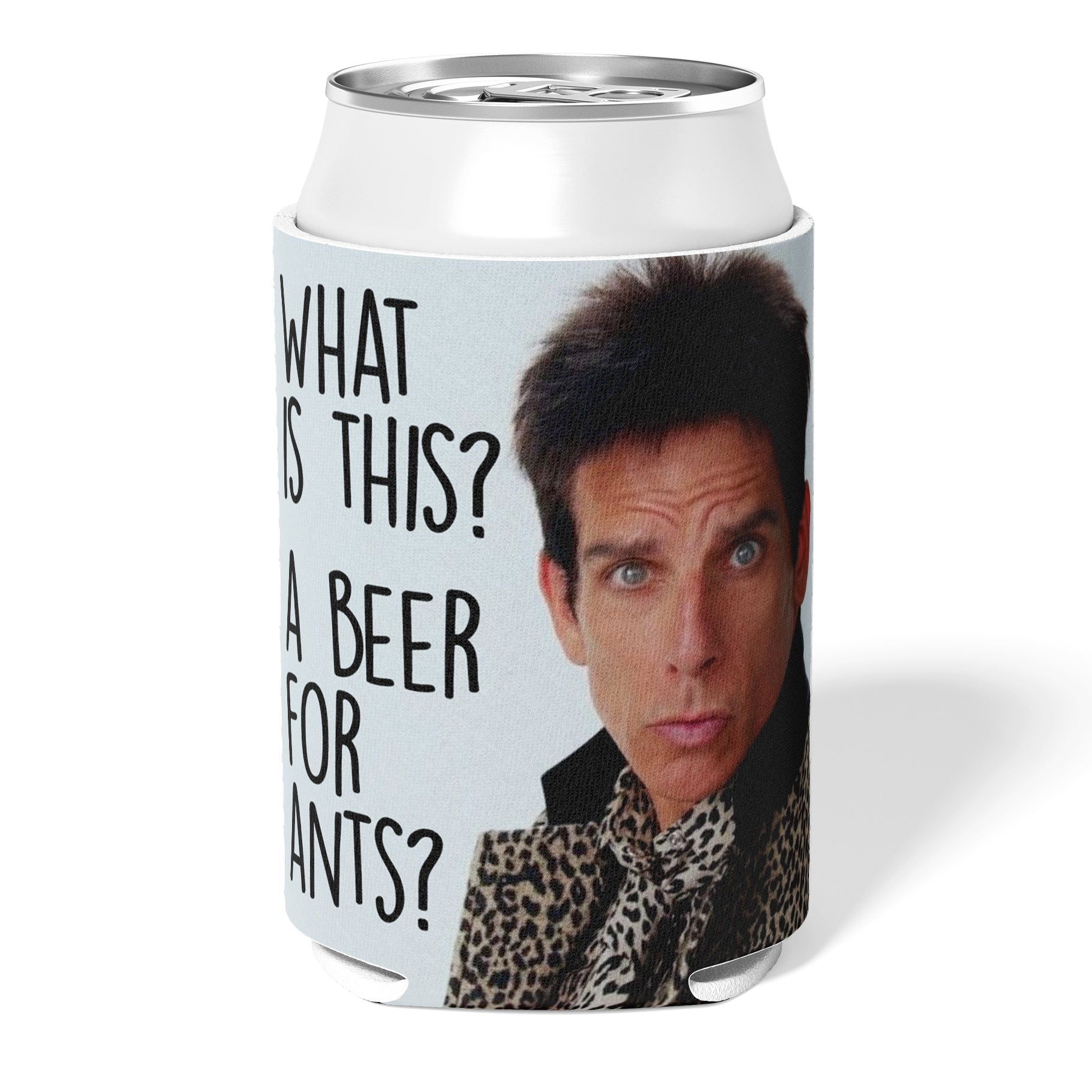 Zoolander Beer for Ants Can Cooler - Mini Beer Can Holder for Tiny Bottles, Fun Novelty Gift for Movie Fans - Perfect for Parties, Gag Gifts & Collectibles