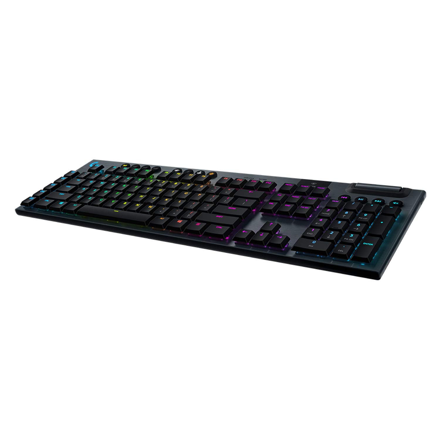 Logitech G915 Wireless Mechanical Gaming Keyboard (Tactile) - Black (Renewed) | Low-Profile GL Switches, LIGHTSYNC RGB, 30+ Hour Battery | Perfect for PC Gaming, Streaming & Office Work