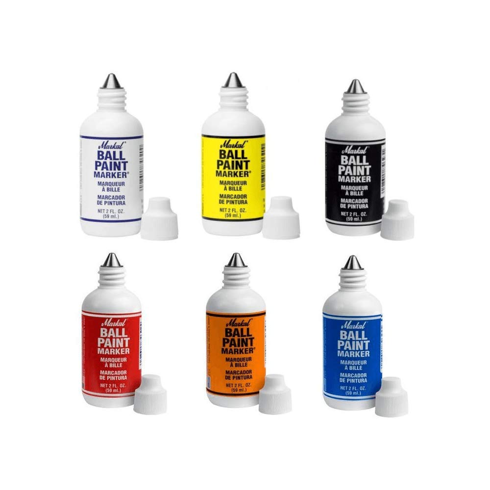 Ball Paint Marker® - Premium White Paint Marker Pen for DIY, Crafts, Graffiti & Art Projects - Ideal for Canvas, Wood, Metal & Glass Surfaces