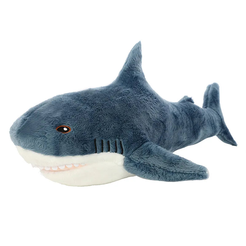 45/60cm Hot Shark Plush Toy - Soft Stuffed Animal Shark Pillow for Kids, Reading Cushion, Baby Comfort Doll, Perfect Birthday Gift for Boys & Girls - Great for Bedtime, Nursery Decor, and Playtime Cuddles