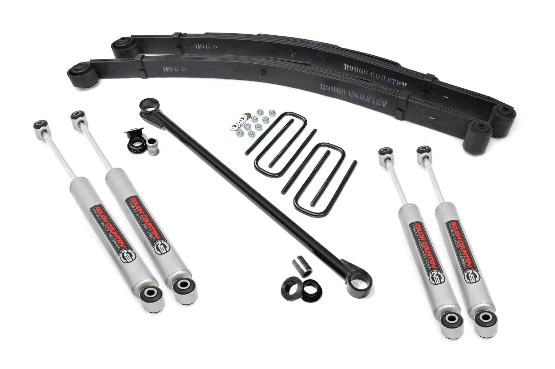2.5 Inch Leveling Kit for Ford F-250/F-350 Super Duty 4WD (1999-2004) - Heavy Duty Leaf Spring Suspension Lift - Off-Road & Towing Upgrade - Improve Ride Height & Load Capacity