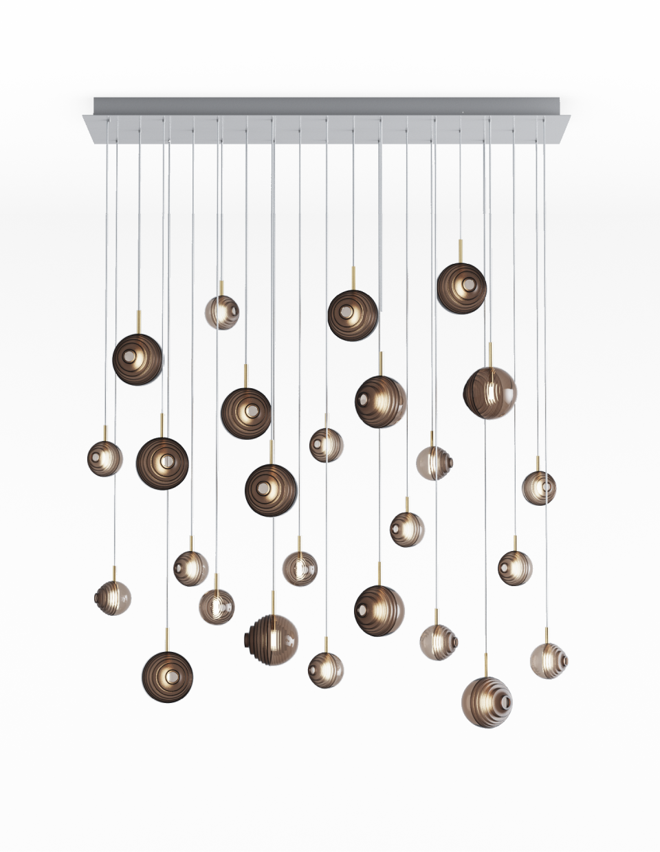 26-Piece Dark & Bright Star Chandelier Lighting Set - Perfect for Bedroom, Living Room, and Dining Room Decor