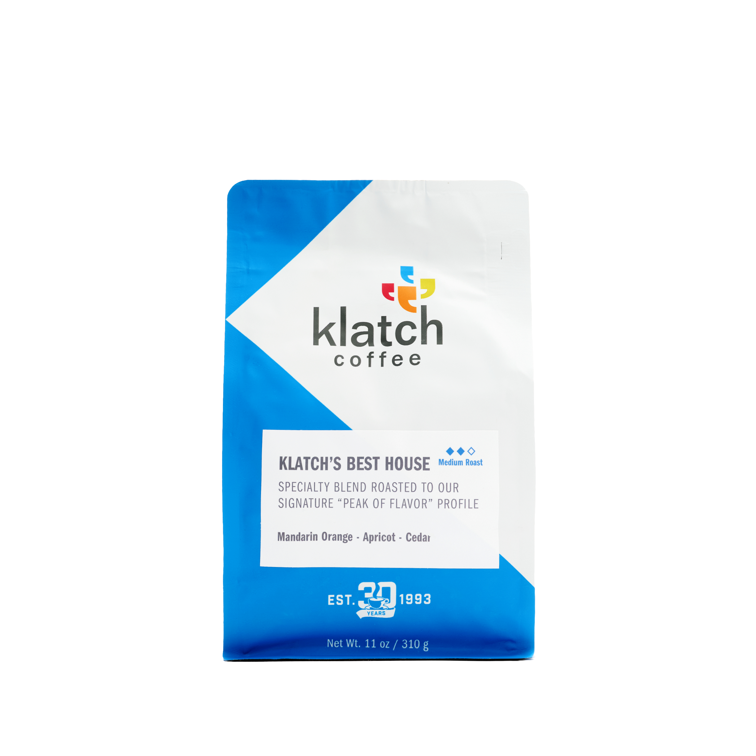 Klatch's Best House Blend Coffee - Premium Arabica & Robusta Beans for Rich Flavor - Perfect for Home Brewing, Office & Gifting