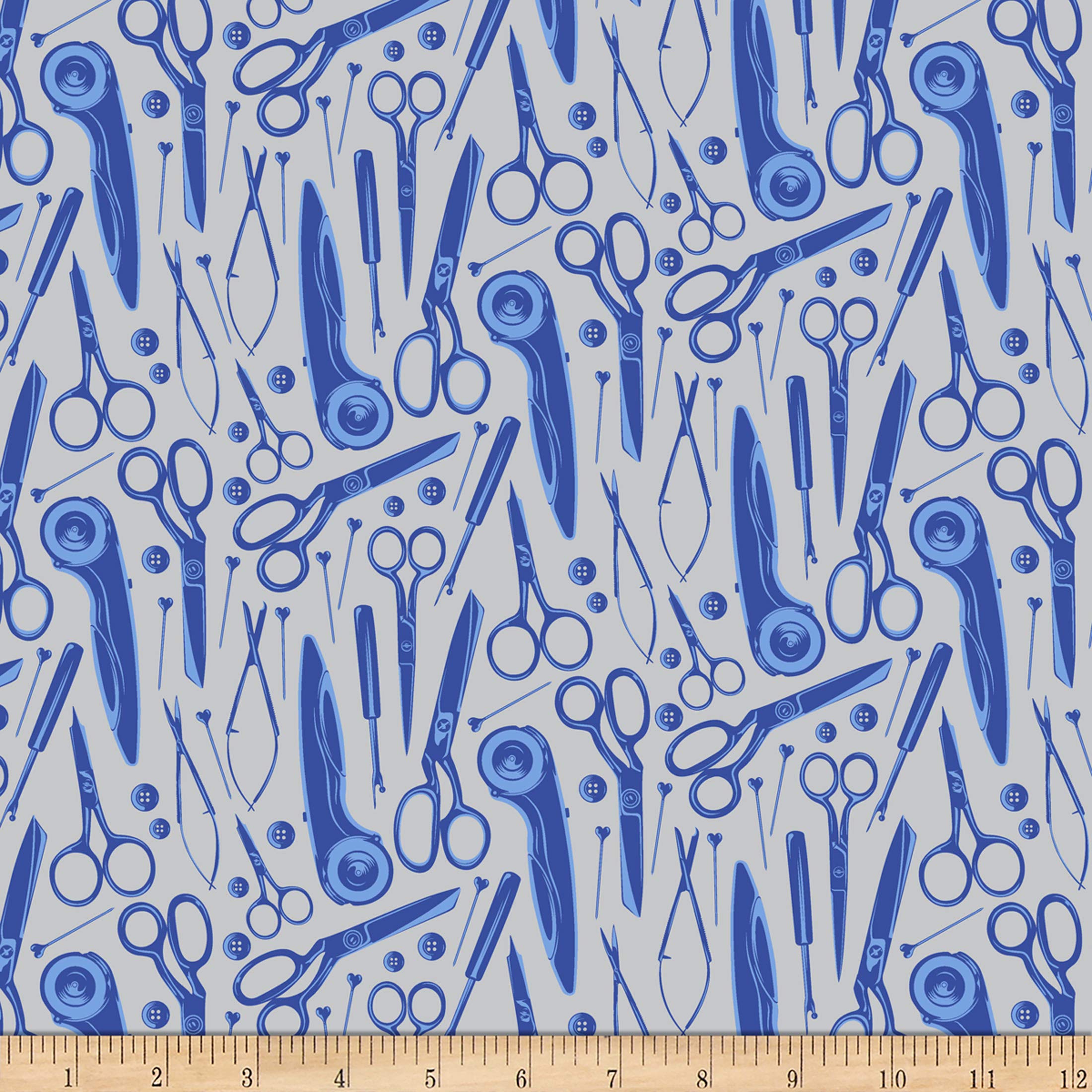 Tula Pink Homemade Tools of The Trade Noon Fabric by The Yard - Premium Cotton Quilting Fabric for DIY Sewing, Dressmaking & Home Decor Projects