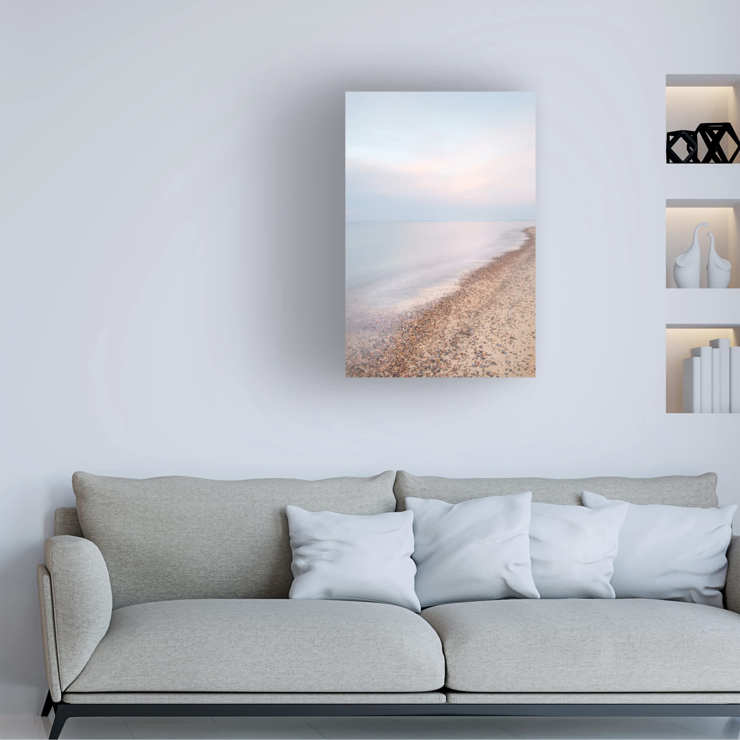 Alan Majchrowicz Lake Superior Shoreline II Canvas Art Print - Trademark Fine Art Wall Decor for Living Room, Bedroom & Office