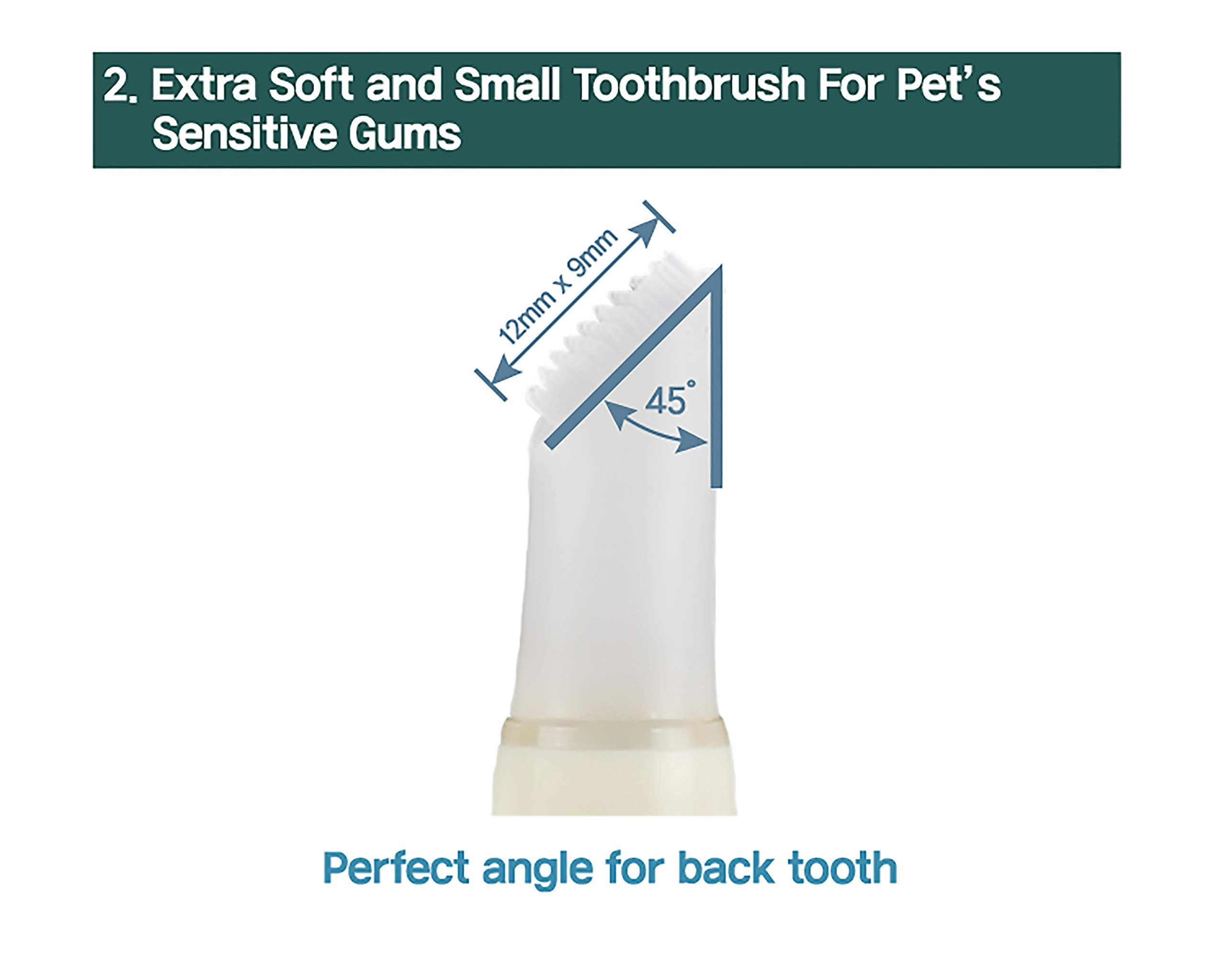 Dog Dental Care Kit - Toothbrush & Toothpaste Set for Teeth Whitening, Cleaning & Healthy Gums | All-in-One Pet Oral Hygiene Solution | Perfect for Daily Dog Teeth Brushing & Fresh Breath Maintenance (1 Pack)