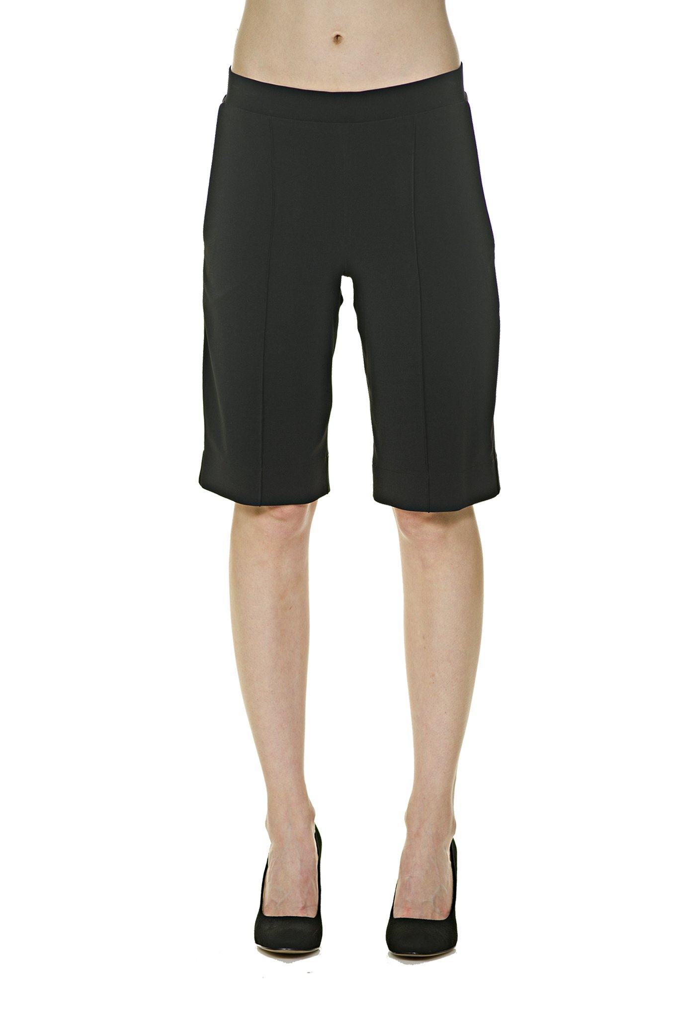 Women's Black Walking Shorts - Comfortable & Breathable for Hiking, Running, and Outdoor Activities