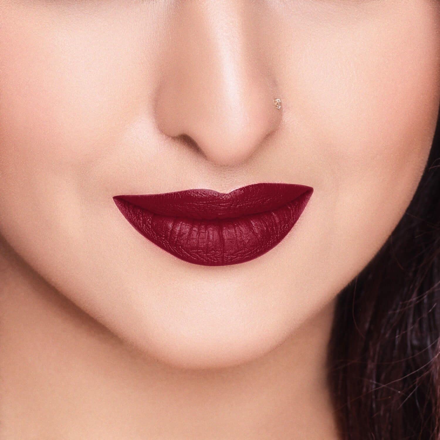 Long Lasting Liquid Lipstick - Red Wine Matte Lip Color, Non-Stick Cup & Transfer Proof, Perfect for Parties, Date Nights & Special Occasions