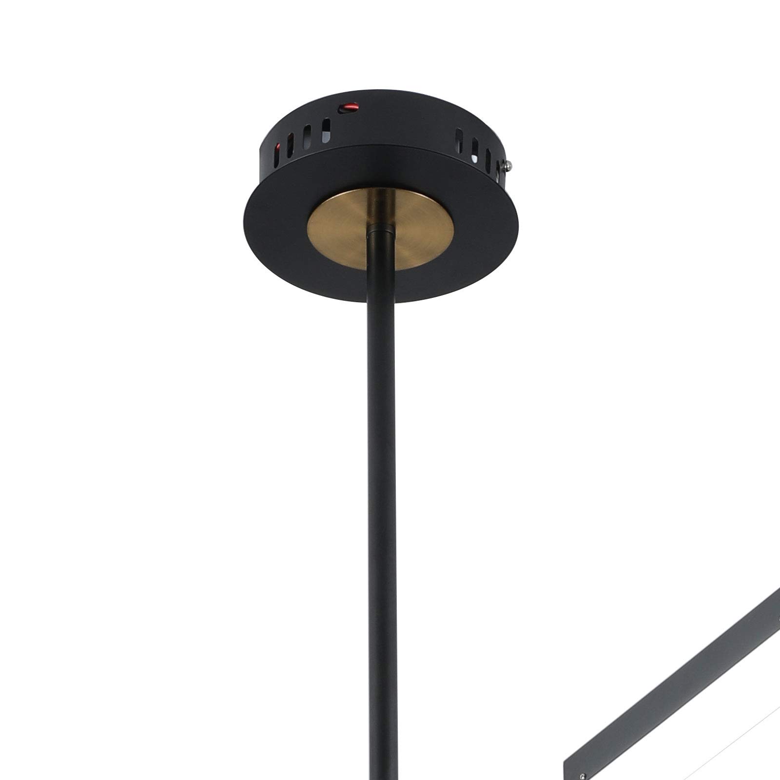 Modern LED Chandelier - 6-Light Sputnik Pendant for Bedroom & Living Room