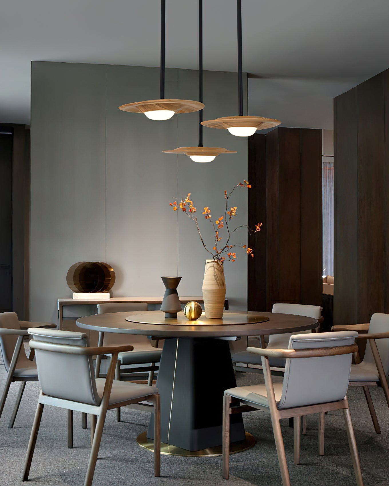Horizon Eaves Pendant Lamp - Modern Ceiling Light Fixture for Living Room, Bedroom & Dining Room - Stylish Hanging Light for Home Decor