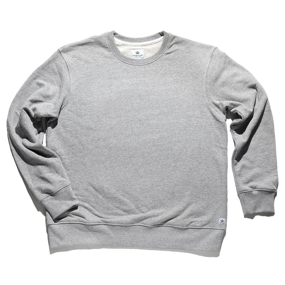 Grey Crew Neck T-Shirt - Plain No Logo Basic Tee for Men & Women | Casual Wear, Layering, Everyday Outfits